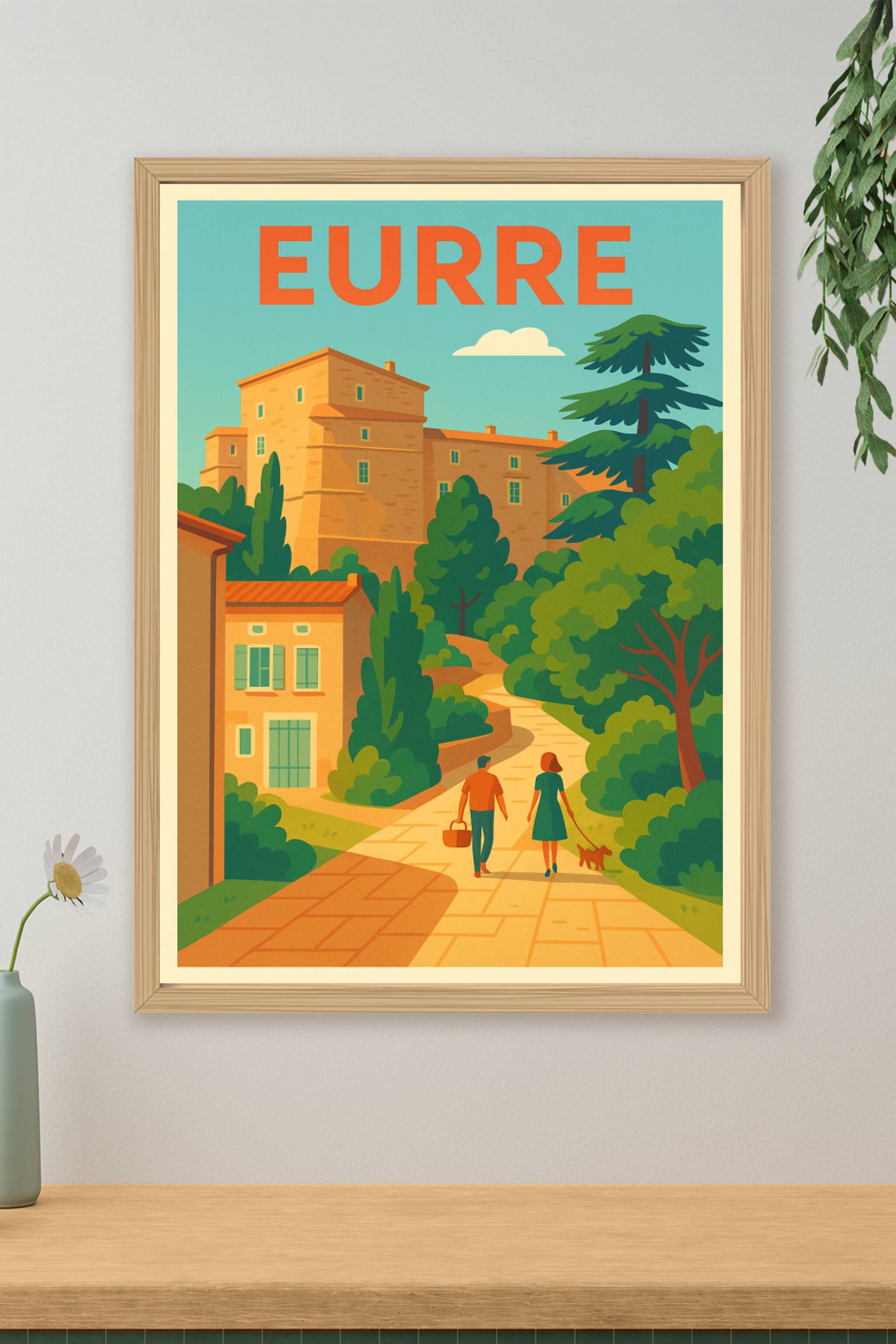 Affiche de Eurre - Charme et sérénité au cœur de la Drôme