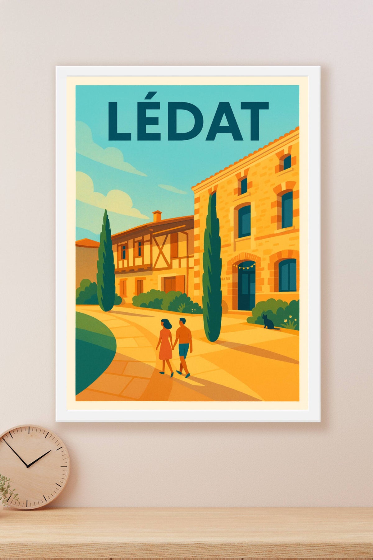 Affiche de Lédat - Charmante promenade ensoleillée
