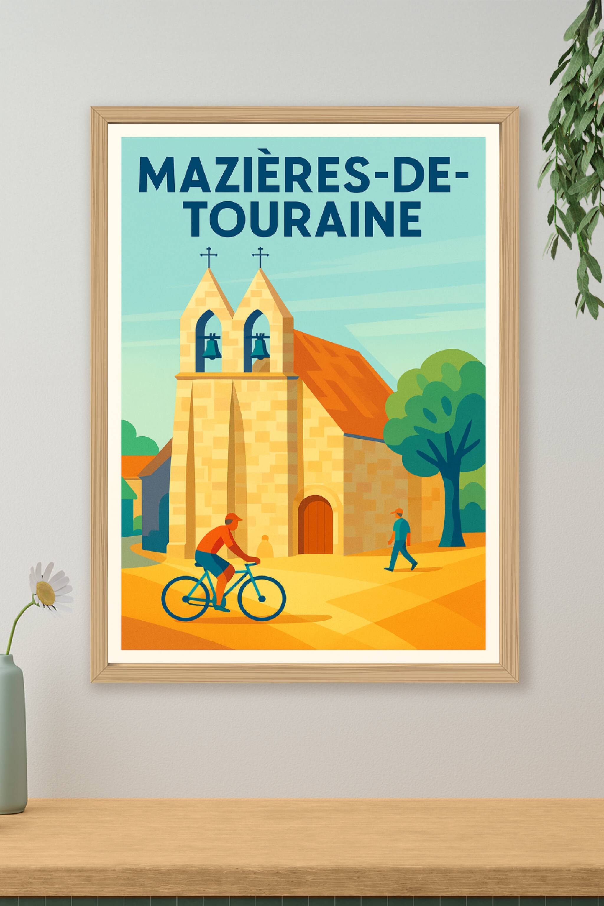 Affiche de Mazières-de-Touraine - Charme et sérénité au cœur de la Touraine