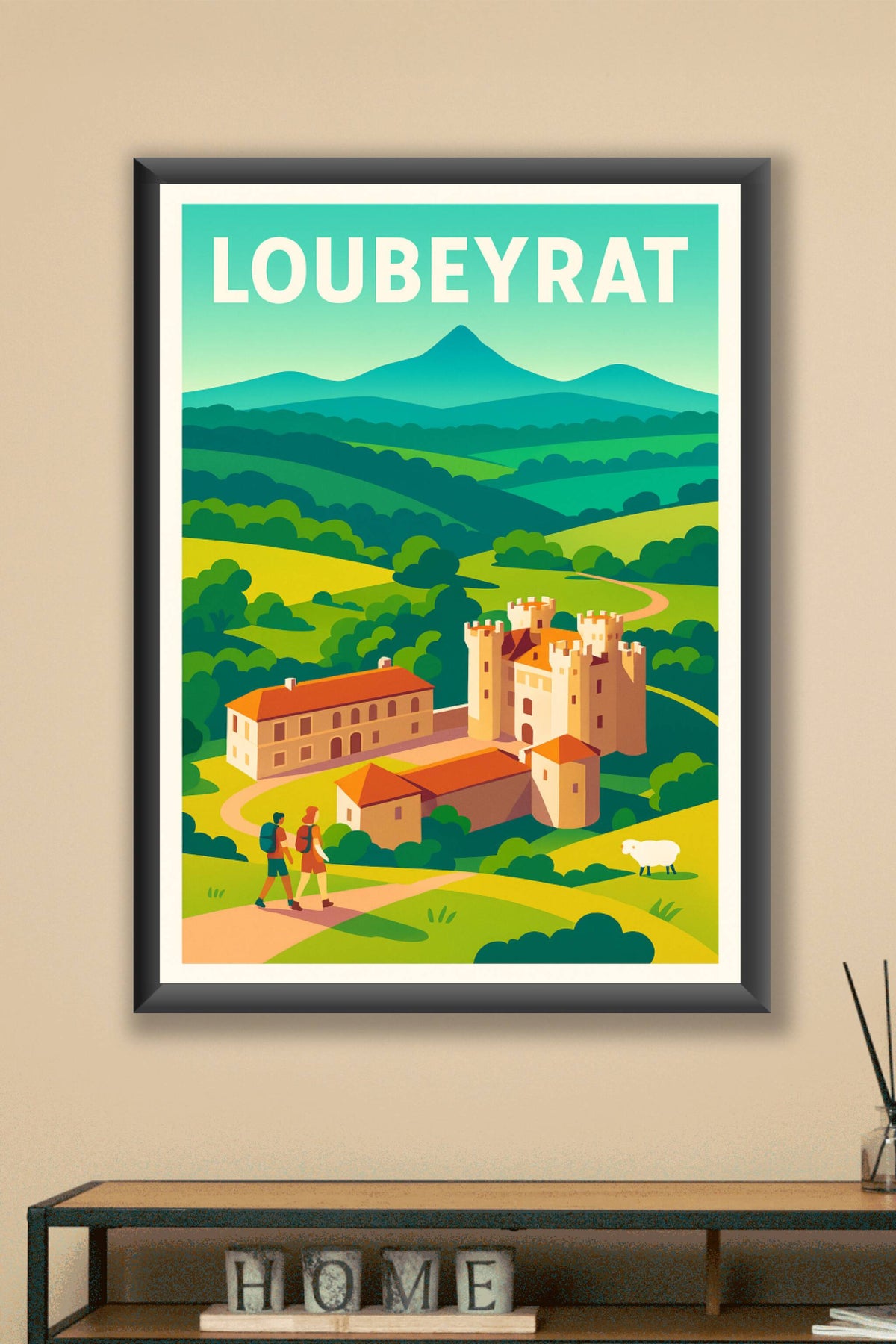 Affiche de Loubeyrat - Nature et patrimoine au cœur de l'Auvergne