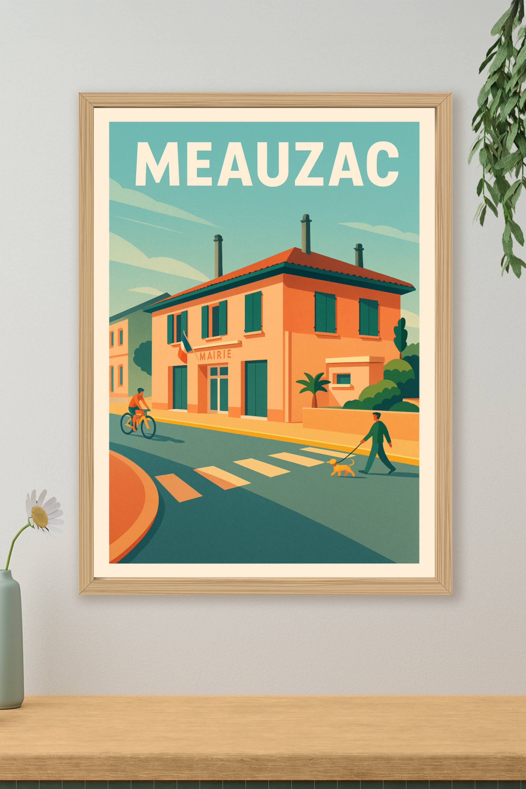 Affiche de Meauzac - Charme et Sérénité au Cœur du Village