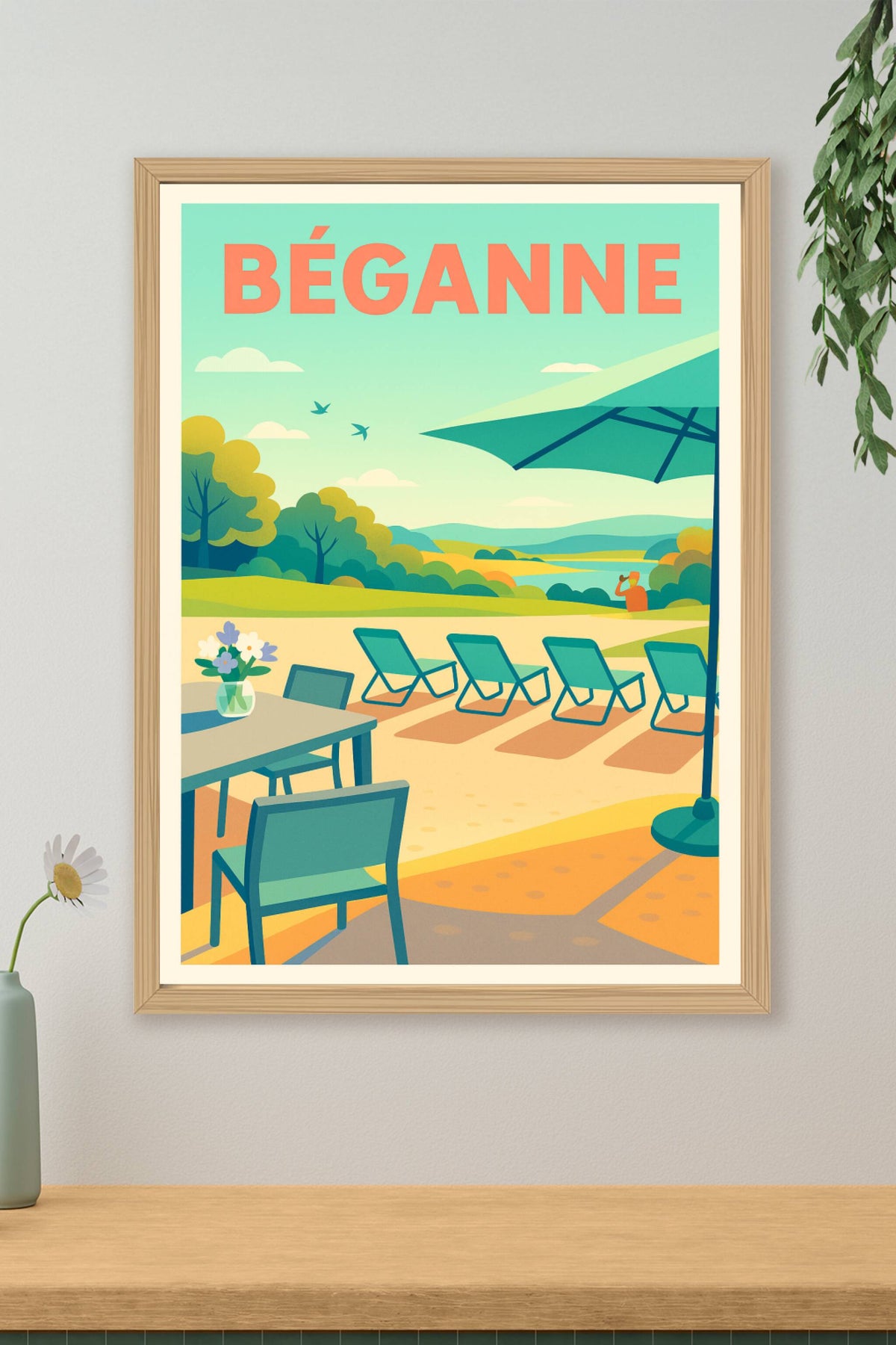 Affiche de Béganne - Douceur et sérénité en terrasse