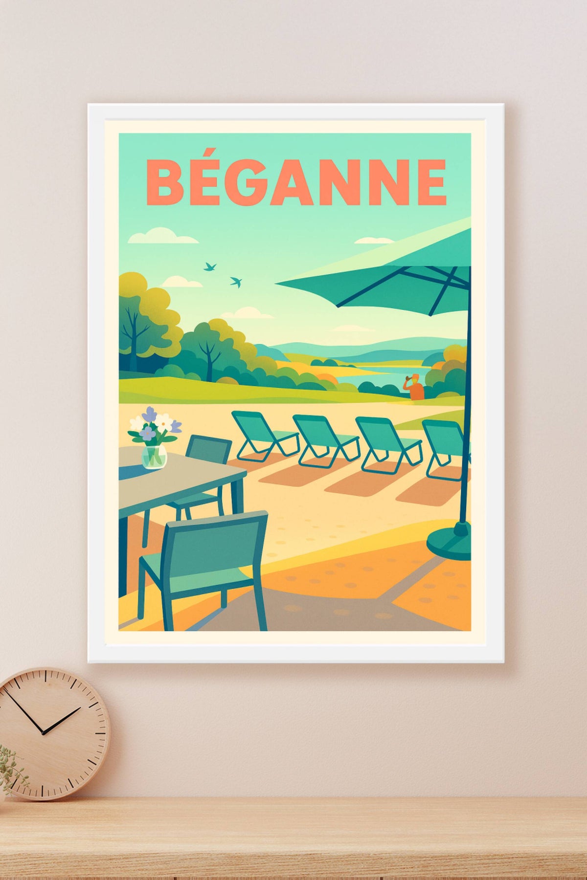 Affiche de Béganne - Douceur et sérénité en terrasse