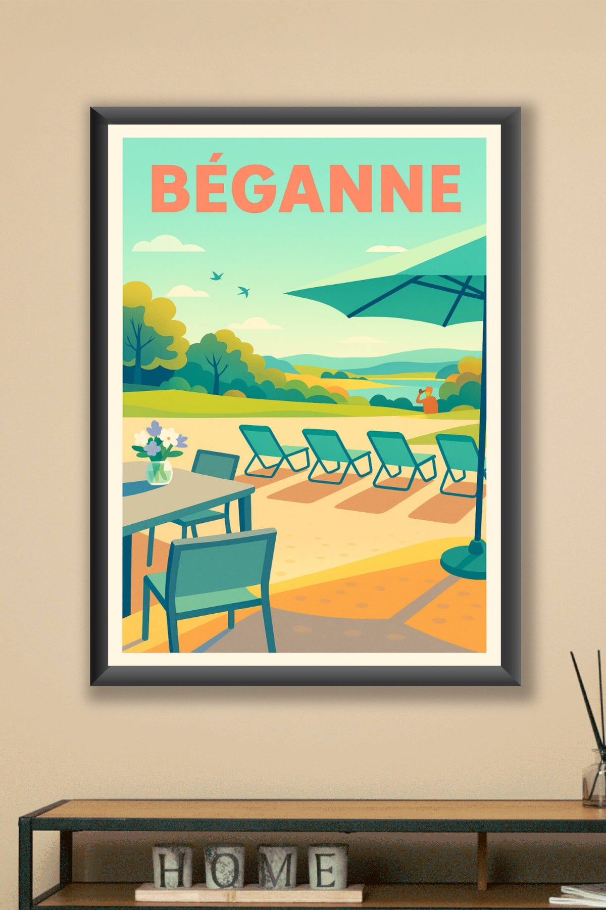 Affiche de Béganne - Douceur et sérénité en terrasse