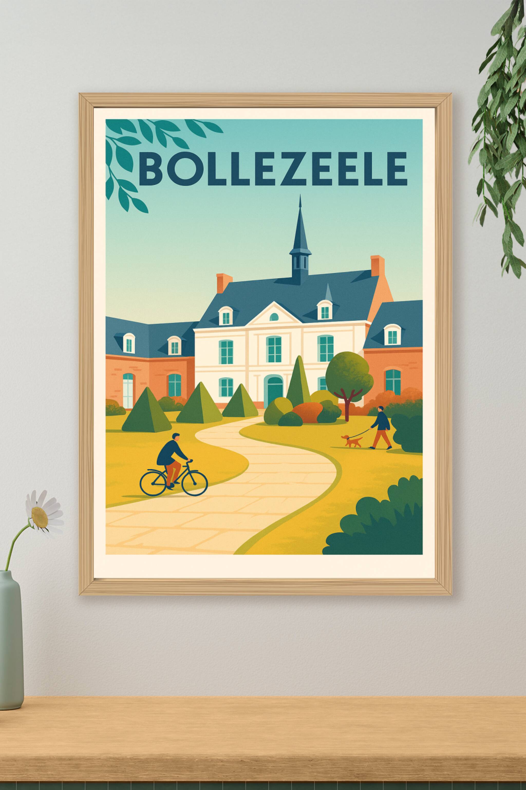 Affiche de Bollezeele - Charme et sérénité du patrimoine local