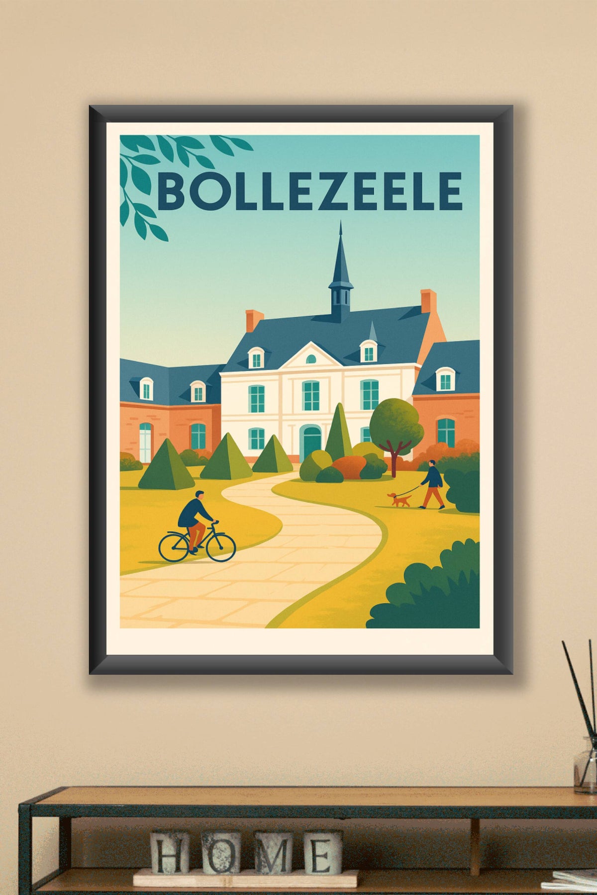 Affiche de Bollezeele - Charme et sérénité du patrimoine local