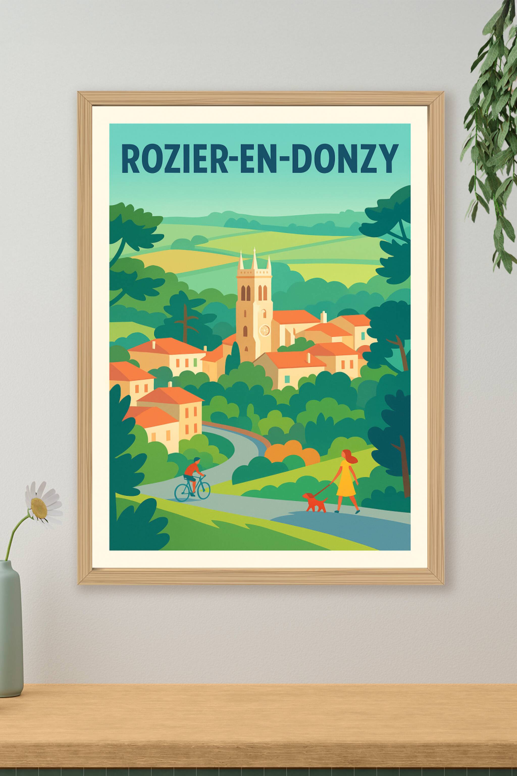 Affiche de Rozier-en-Donzy - Charme bucolique au cœur de la campagne