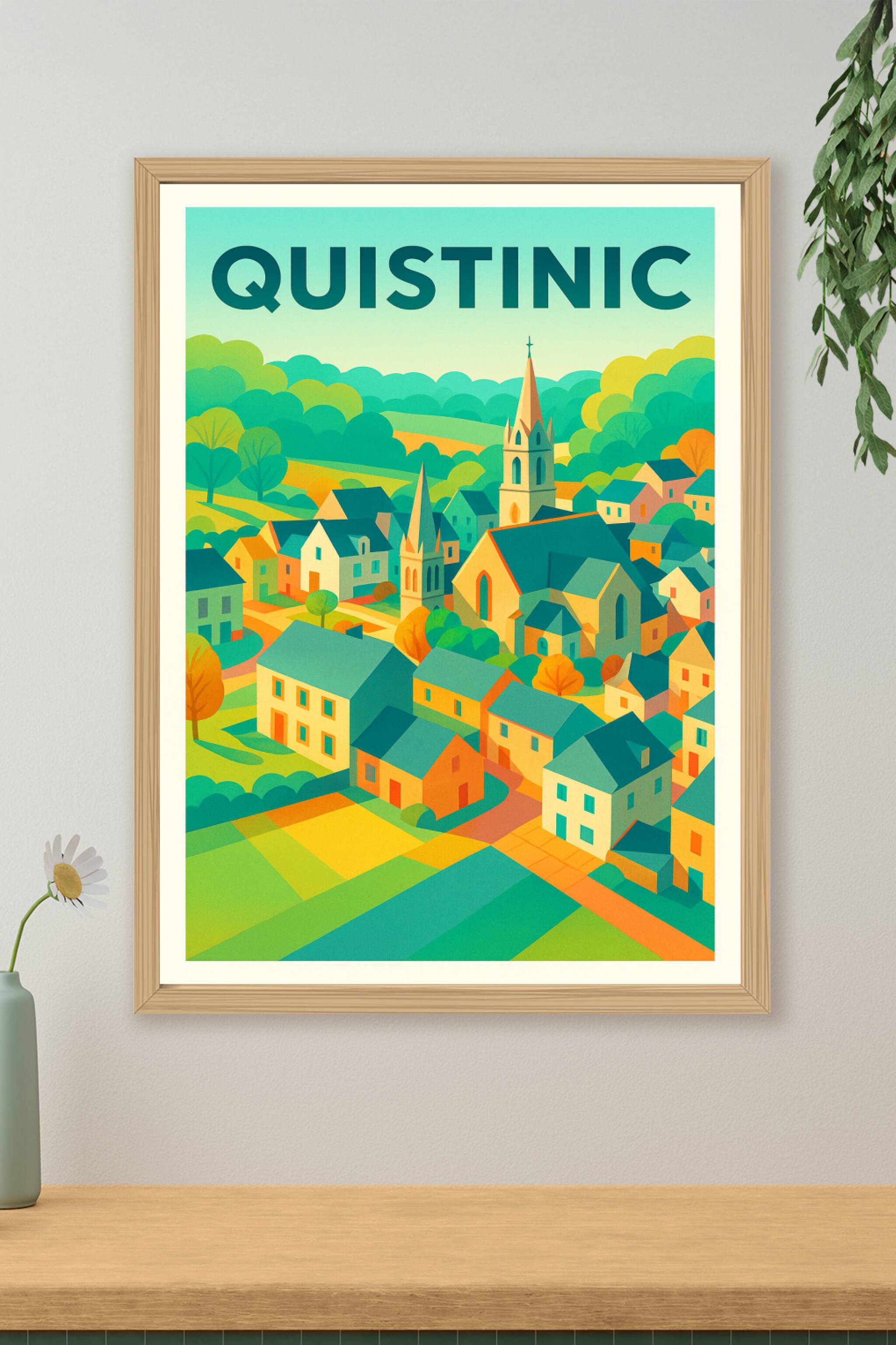 Affiche de Quistinic - Charme bucolique au cœur de la campagne bretonne