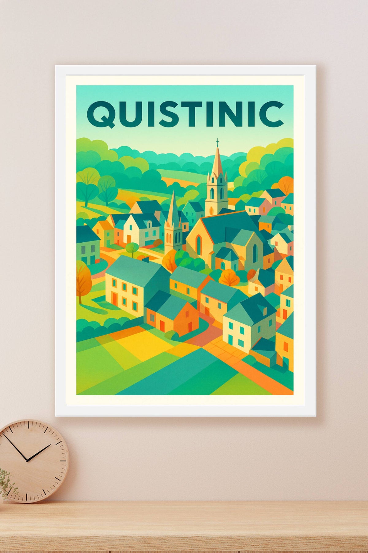 Affiche de Quistinic - Charme bucolique au cœur de la campagne bretonne