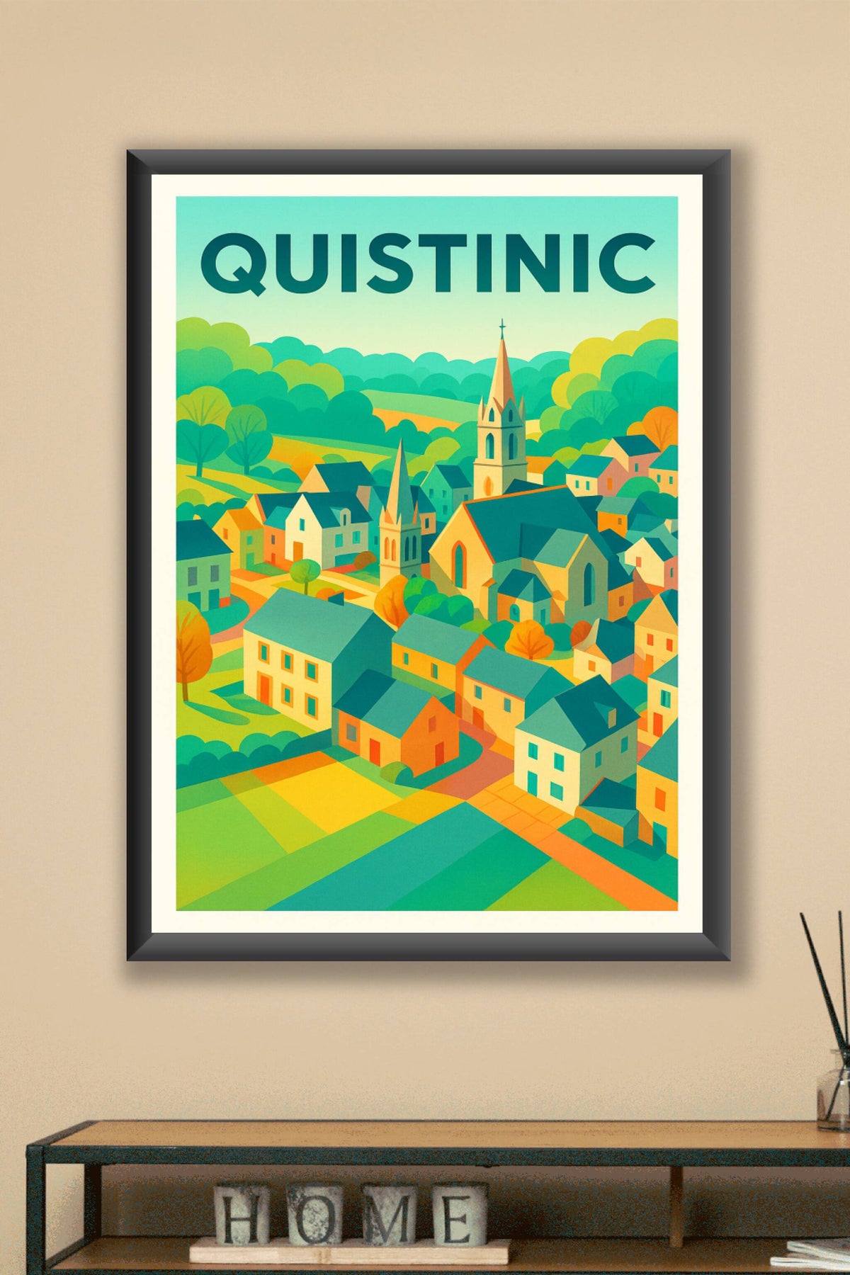 Affiche de Quistinic - Charme bucolique au cœur de la campagne bretonne