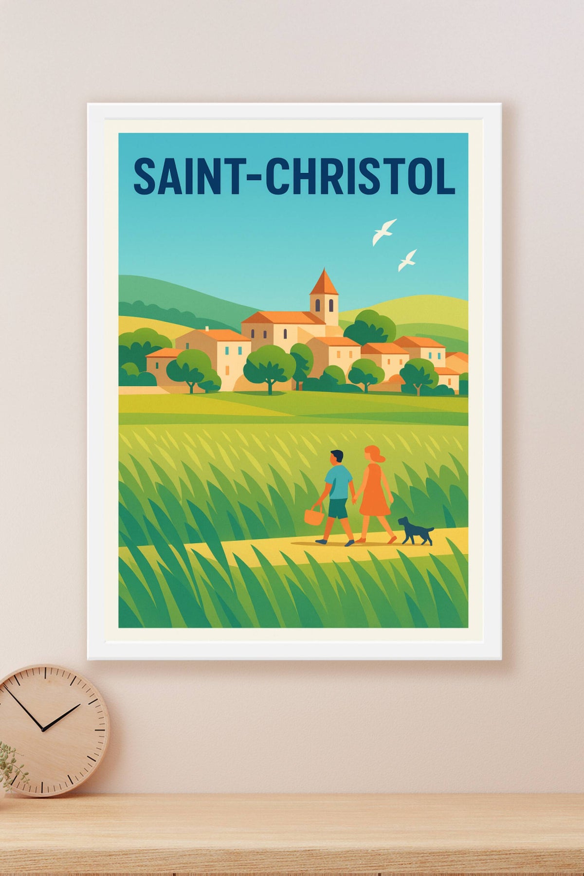 Affiche de Saint-Christol - Évasion champêtre et sérénité