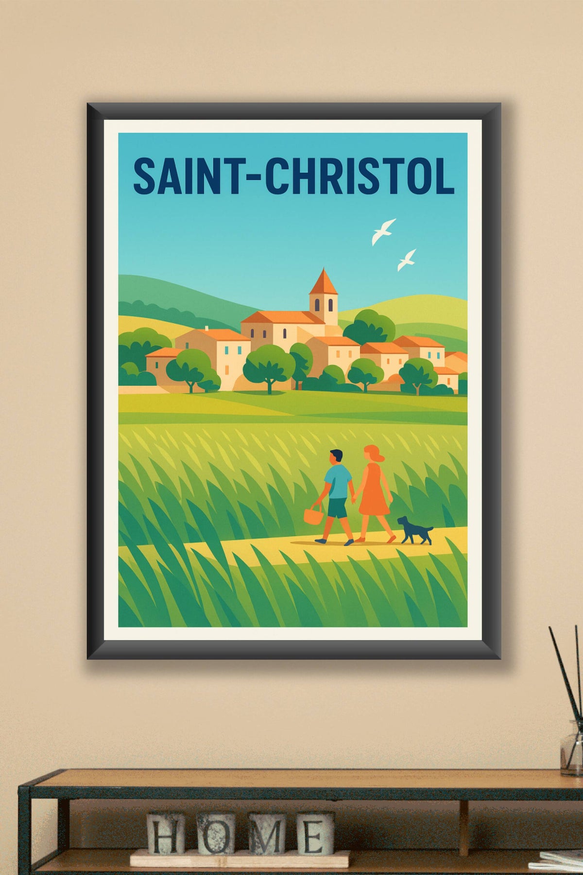 Affiche de Saint-Christol - Évasion champêtre et sérénité