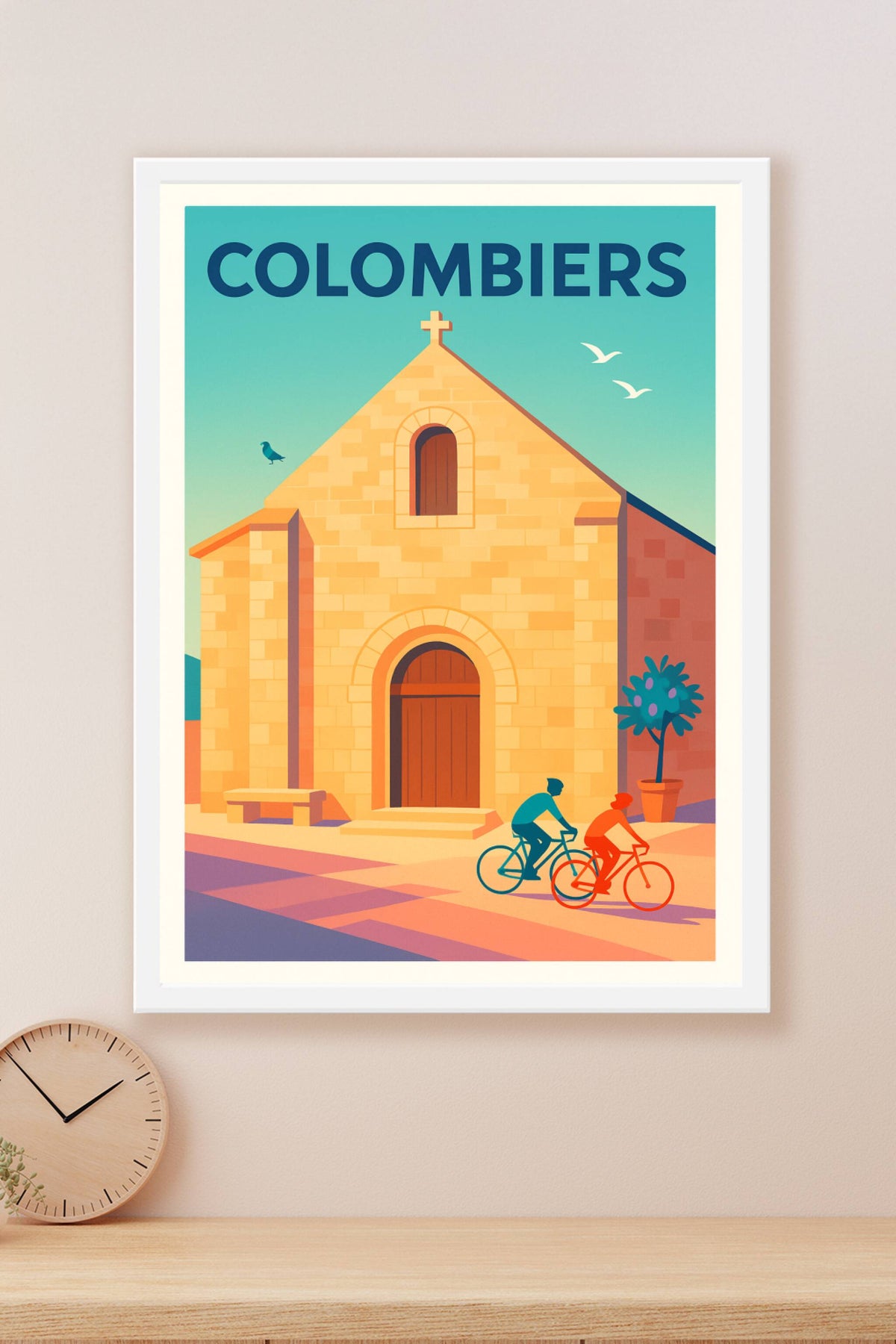 Affiche de Colombiers - Charme et sérénité au cœur du village