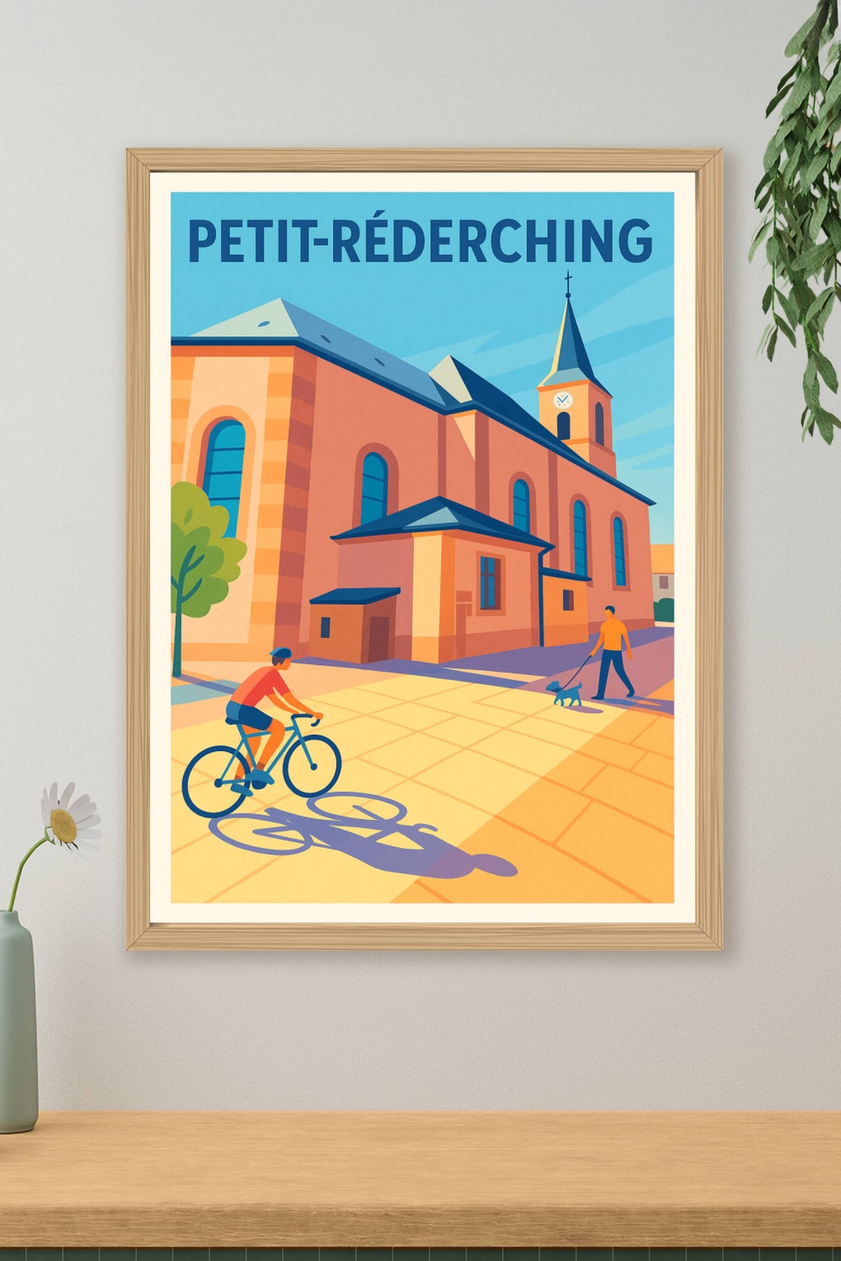 Affiche de Petit-Réderching - Charme paisible et douceur de vivre