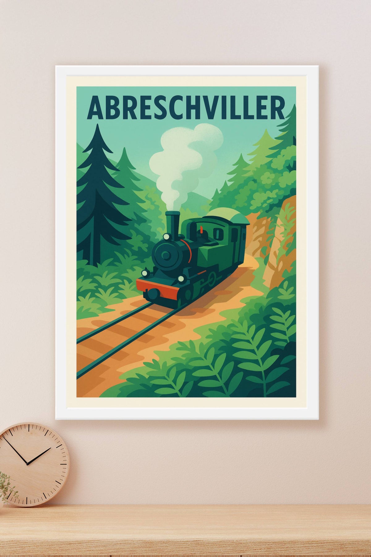 Affiche de Abreschviller - Voyagez au cœur des forêts en train à vapeur