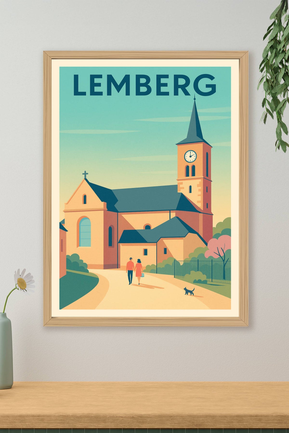 Affiche de Lemberg - Charme paisible au cœur du village