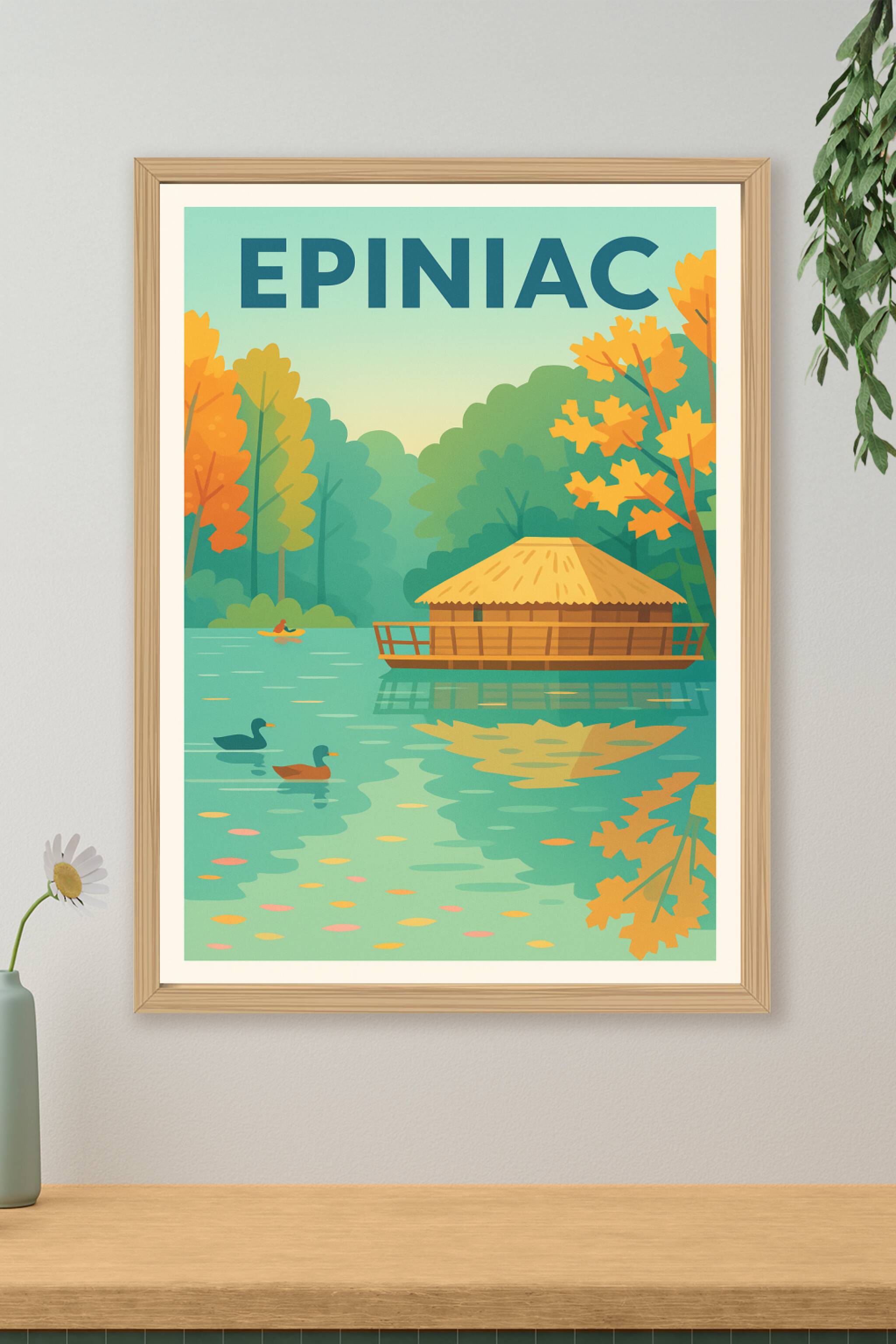 Affiche de Epiniac - Sérénité au fil de l'eau