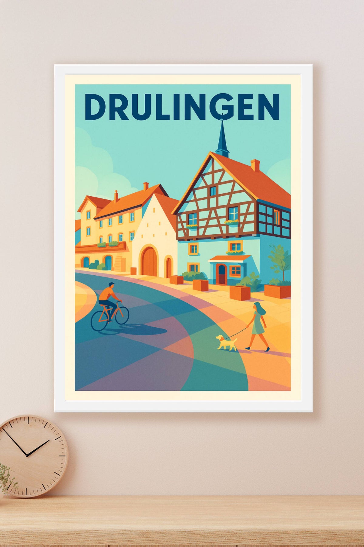 Affiche de Drulingen - Charme et tranquillité d'un village alsacien