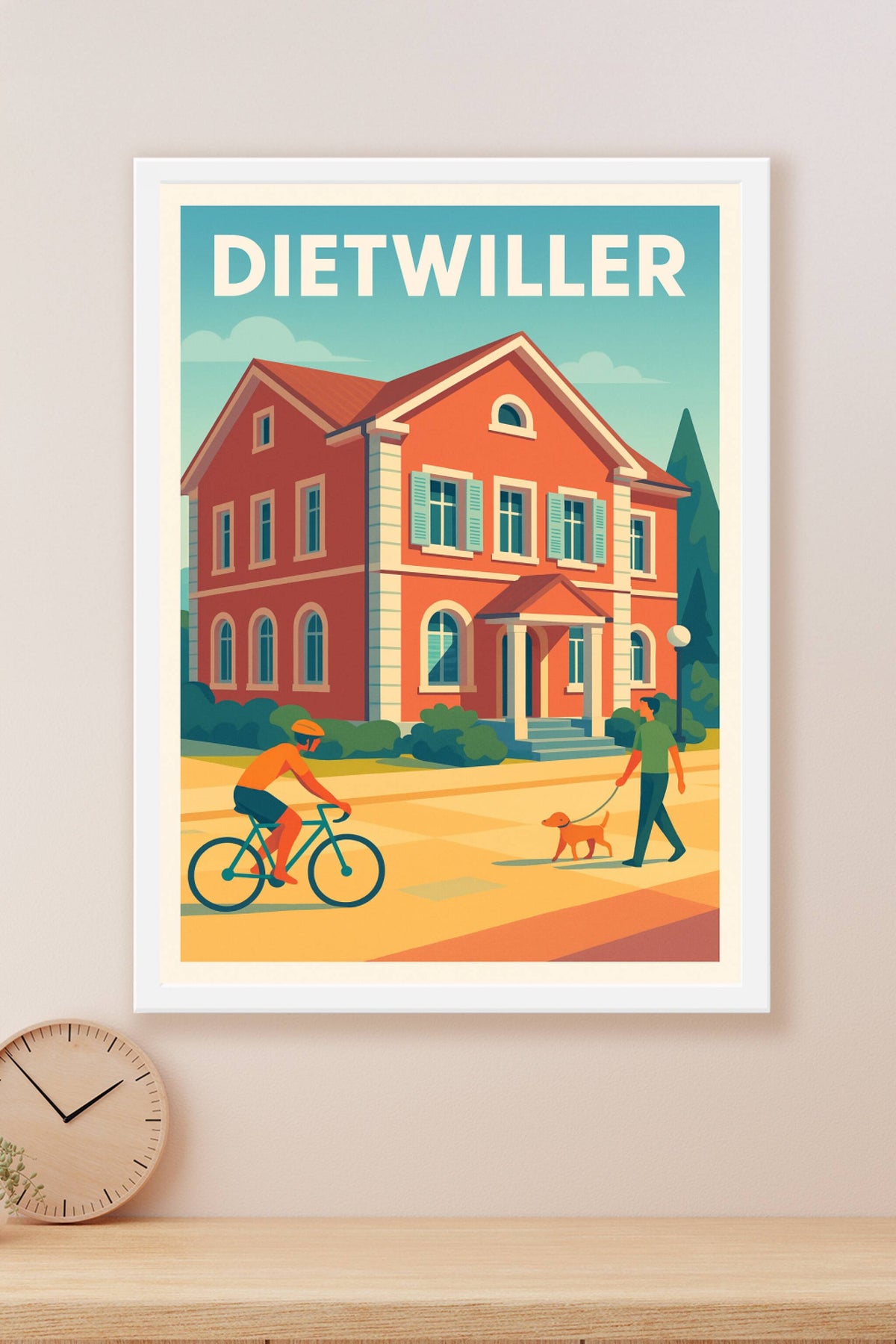 Affiche de Dietwiller - Charme paisible au cœur de la vie quotidienne
