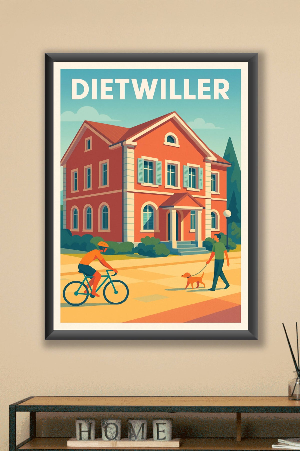 Affiche de Dietwiller - Charme paisible au cœur de la vie quotidienne