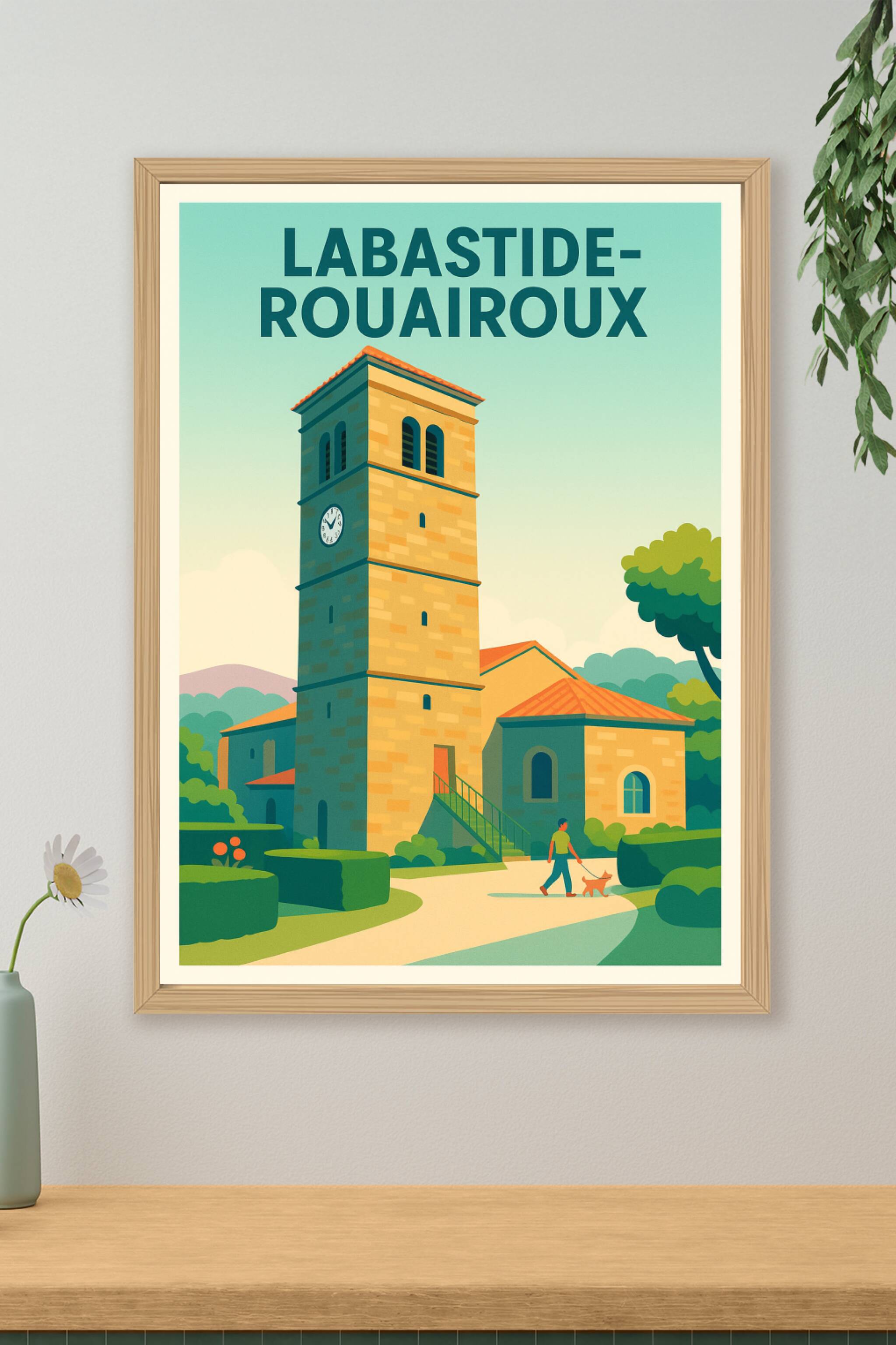 Affiche de Labastide-Rouairoux - Charme et Sérénité en Occitanie
