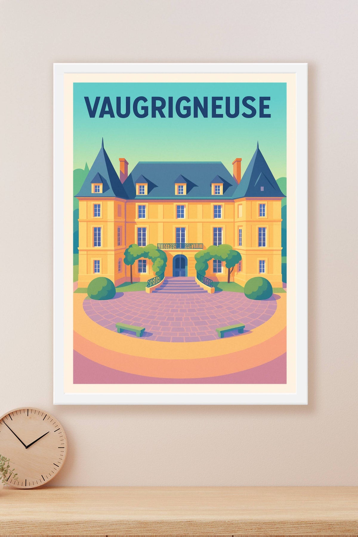 Affiche de Vaugrigneuse - Élégance et charme à la française