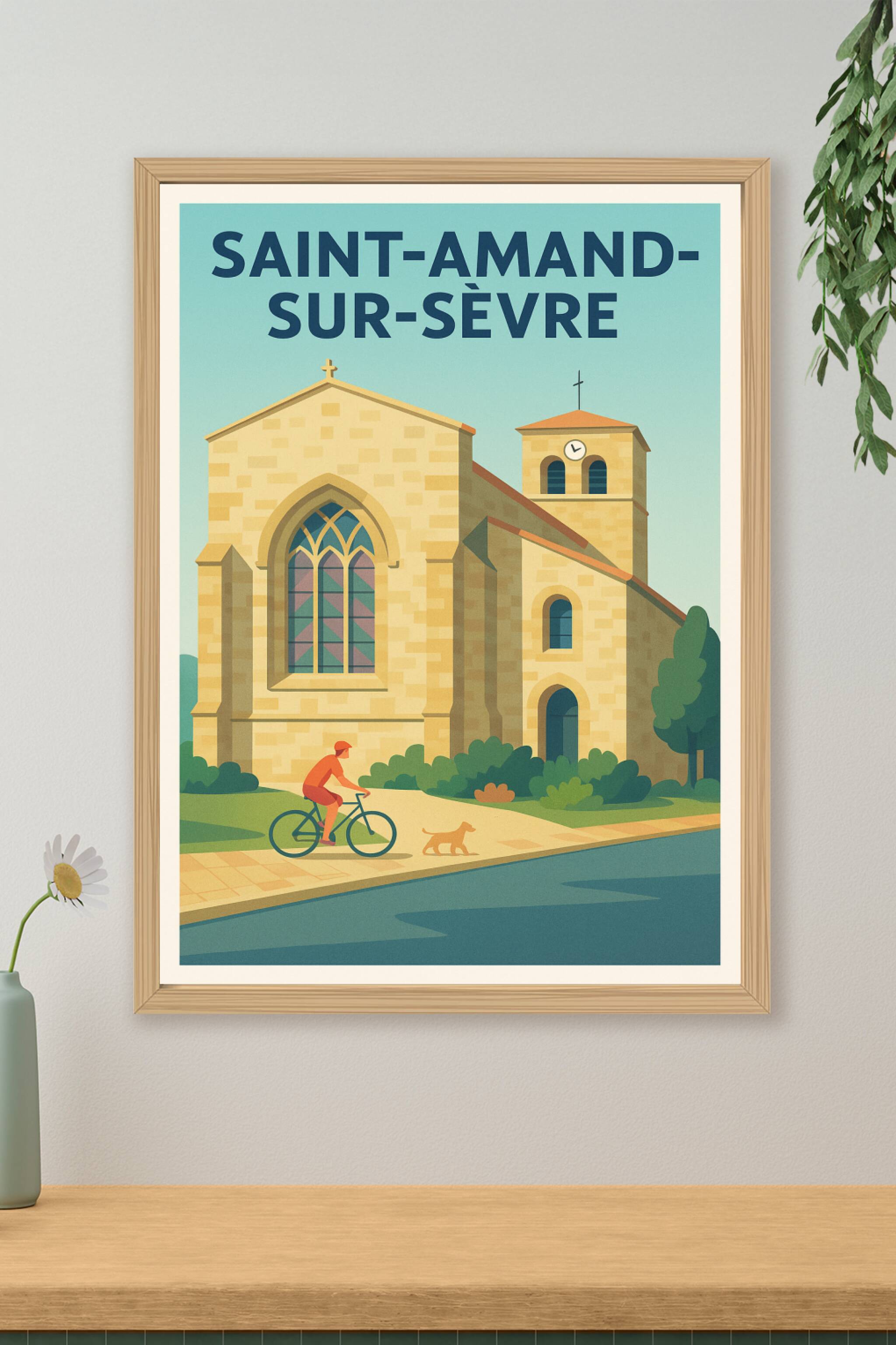 Affiche de Saint-Amand-sur-Sèvre - Charme et sérénité au cœur du bocage