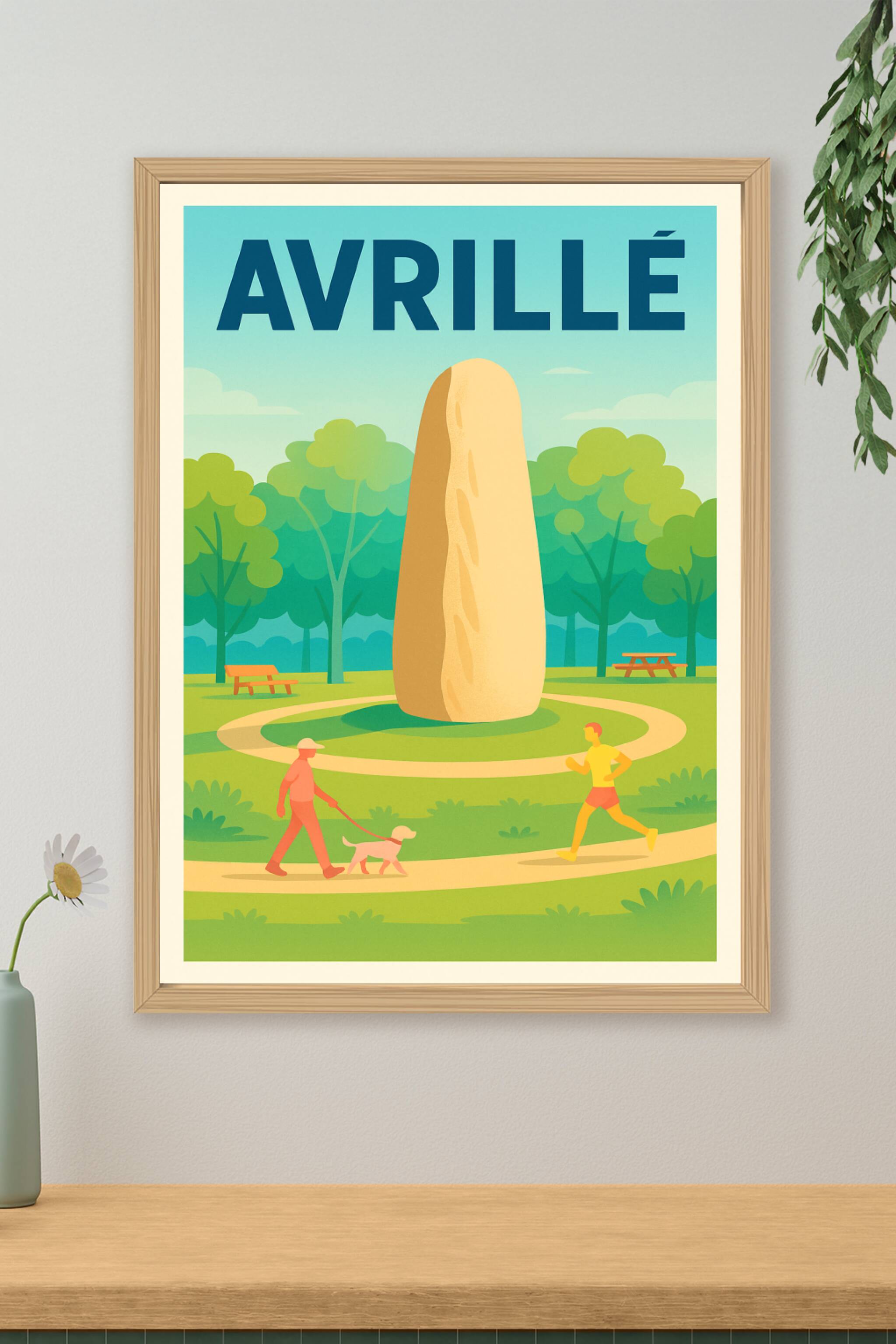 Affiche de Avrillé - Le charme naturel au cœur du parc