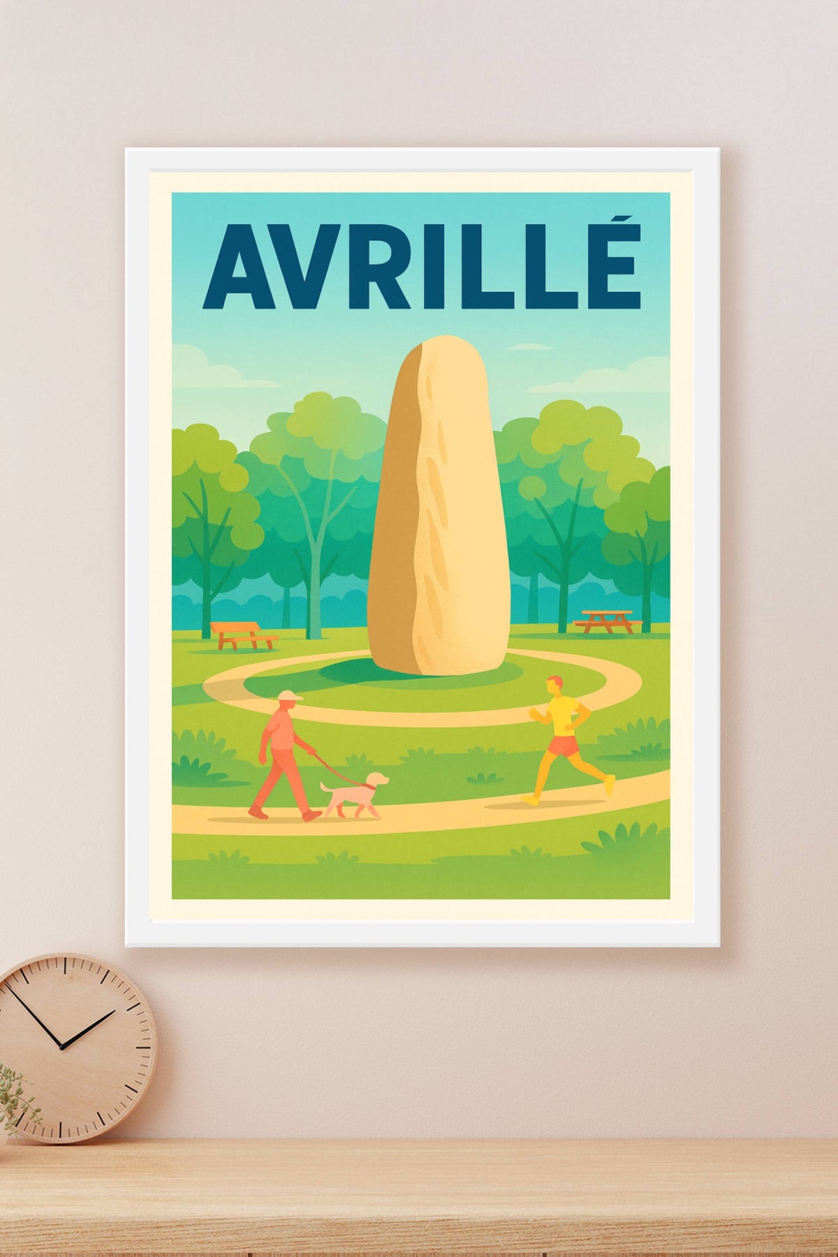 Affiche de Avrillé - Le charme naturel au cœur du parc