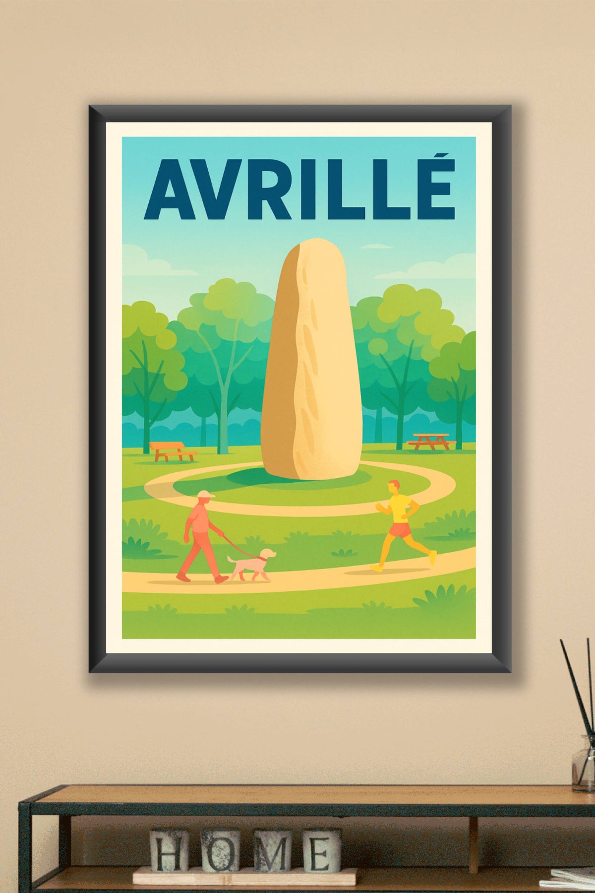 Affiche de Avrillé - Le charme naturel au cœur du parc