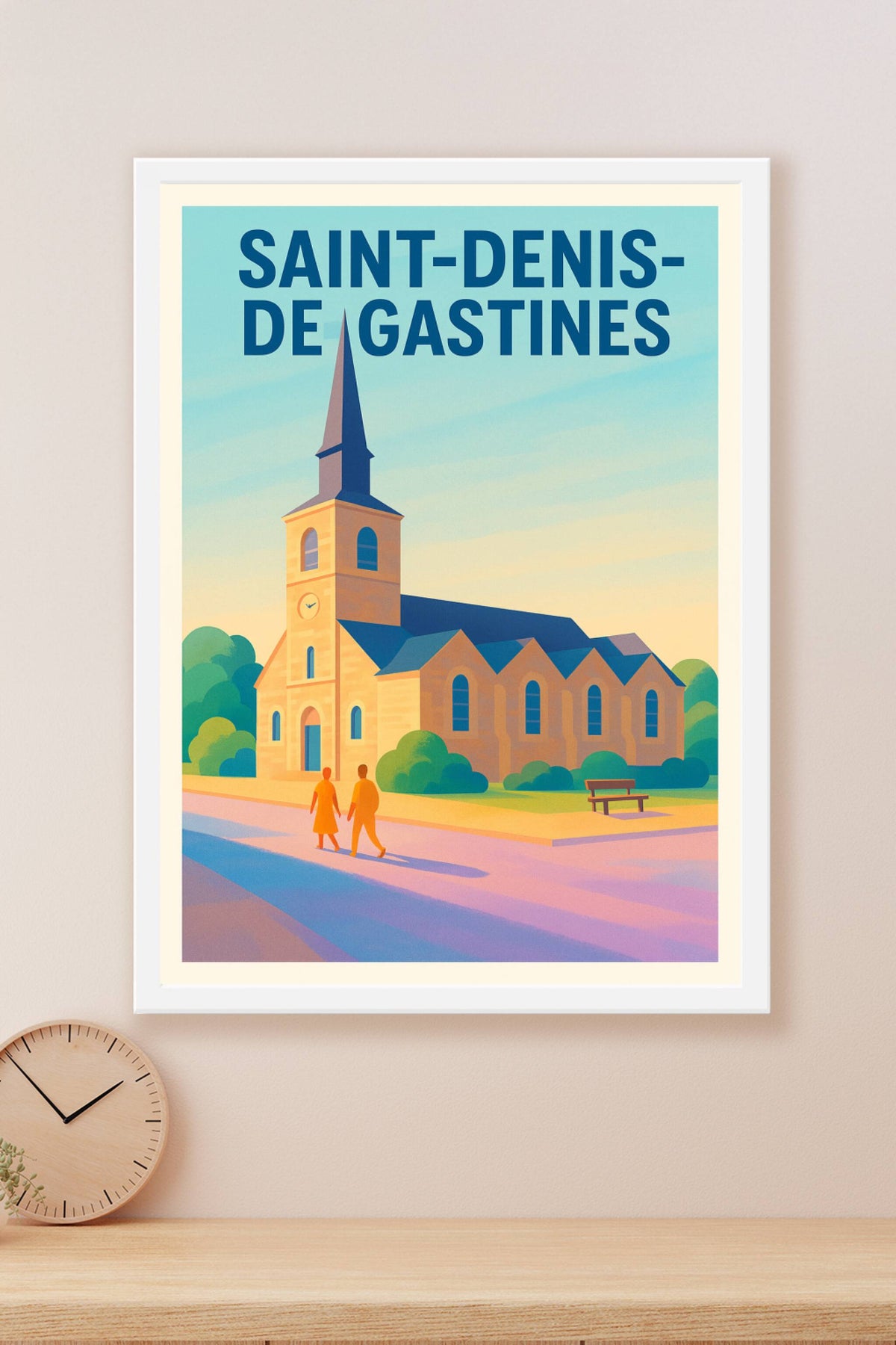 Affiche de Saint-Denis-de-Gastines - Charme paisible au cœur du village