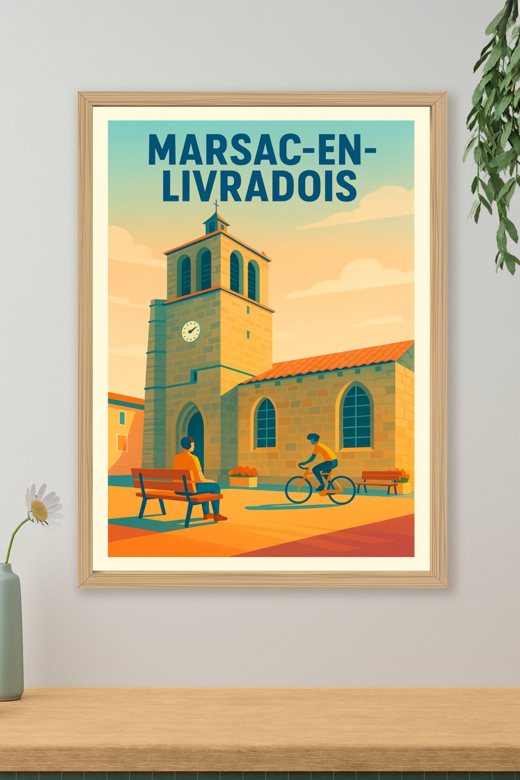 Affiche de Marsac-en-Livradois - Charme et sérénité au cœur du village