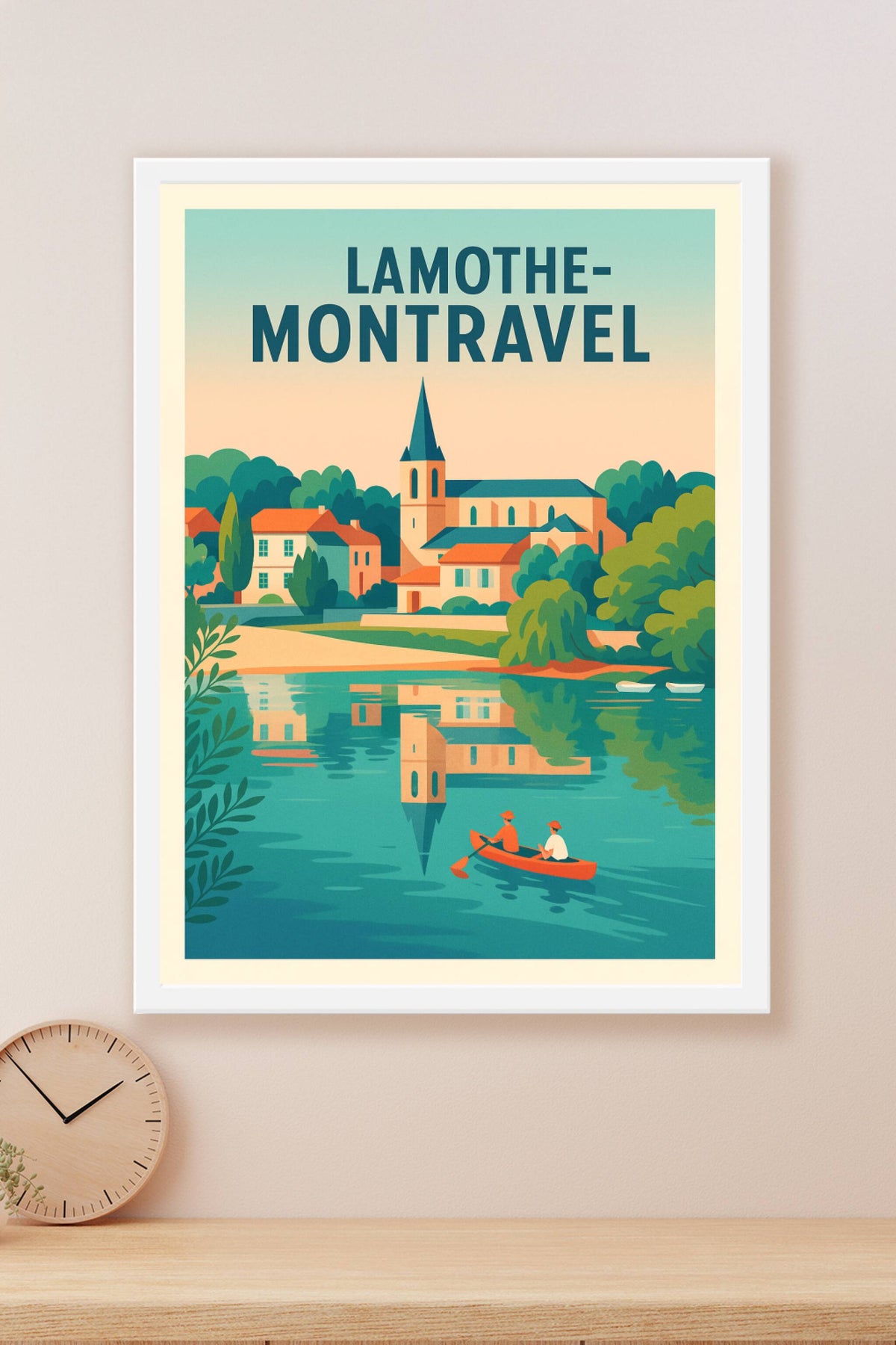 Affiche de Lamothe-Montravel - Havre de paix au fil de l'eau