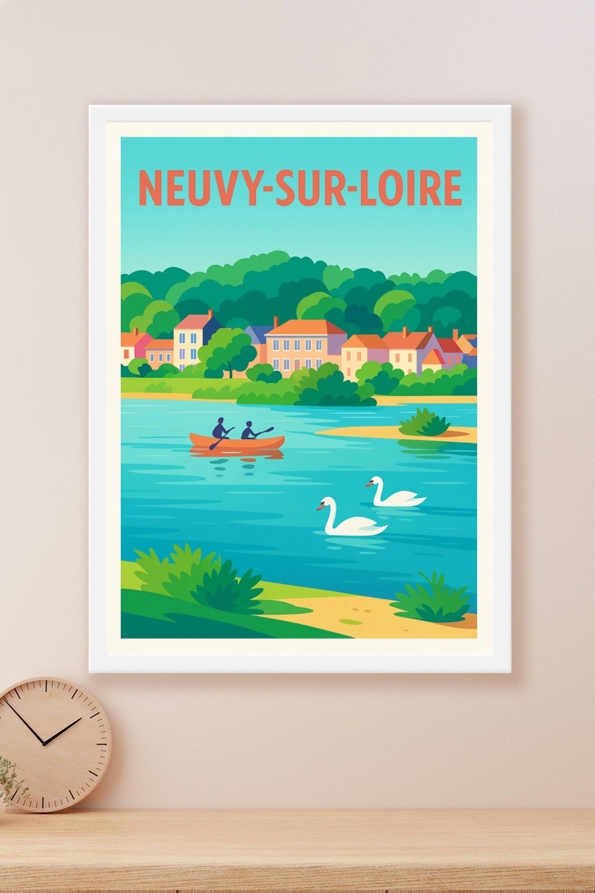 Affiche de Neuvy-sur-Loire - Charme paisible au fil de l'eau