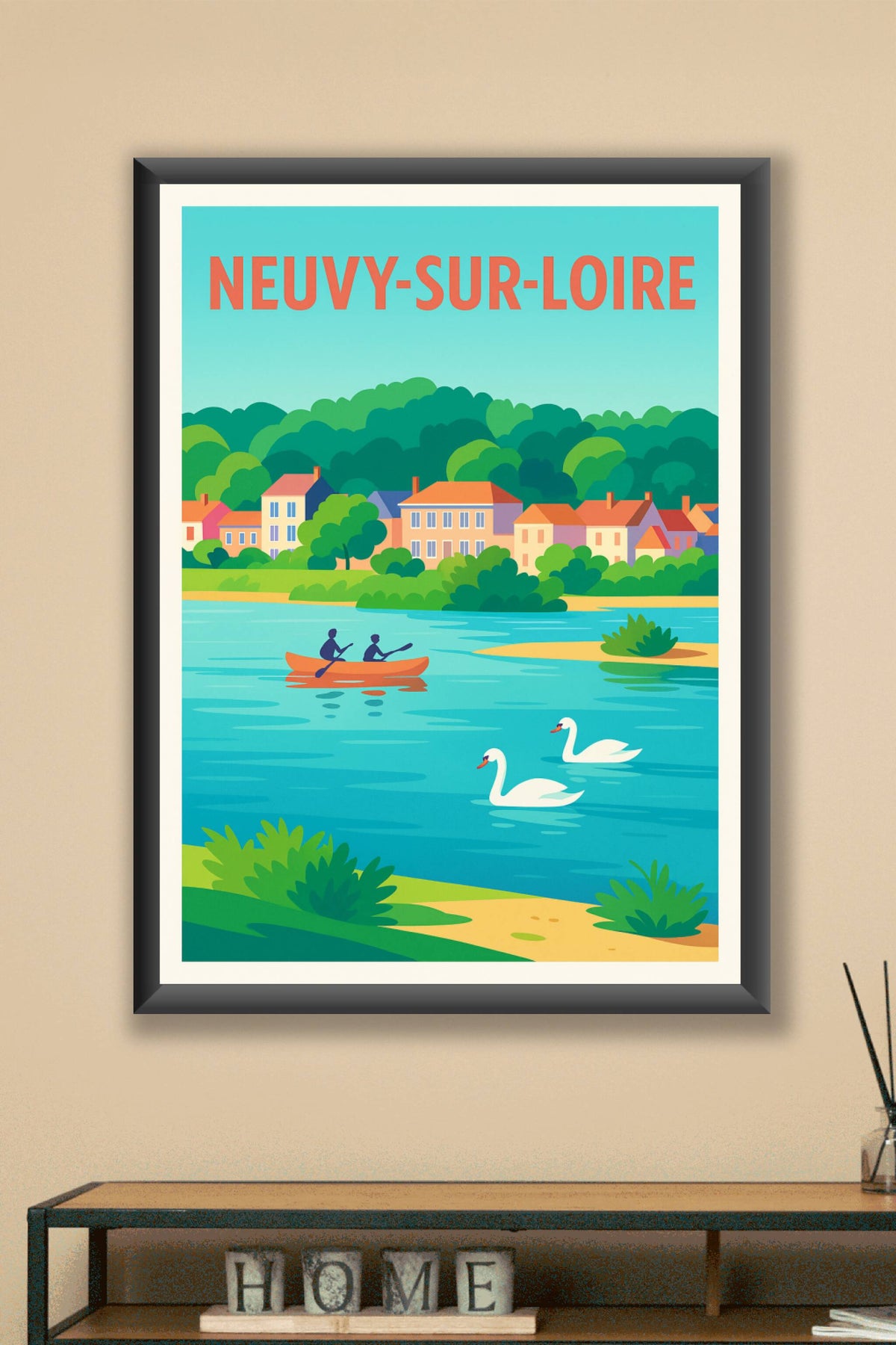 Affiche de Neuvy-sur-Loire - Charme paisible au fil de l'eau