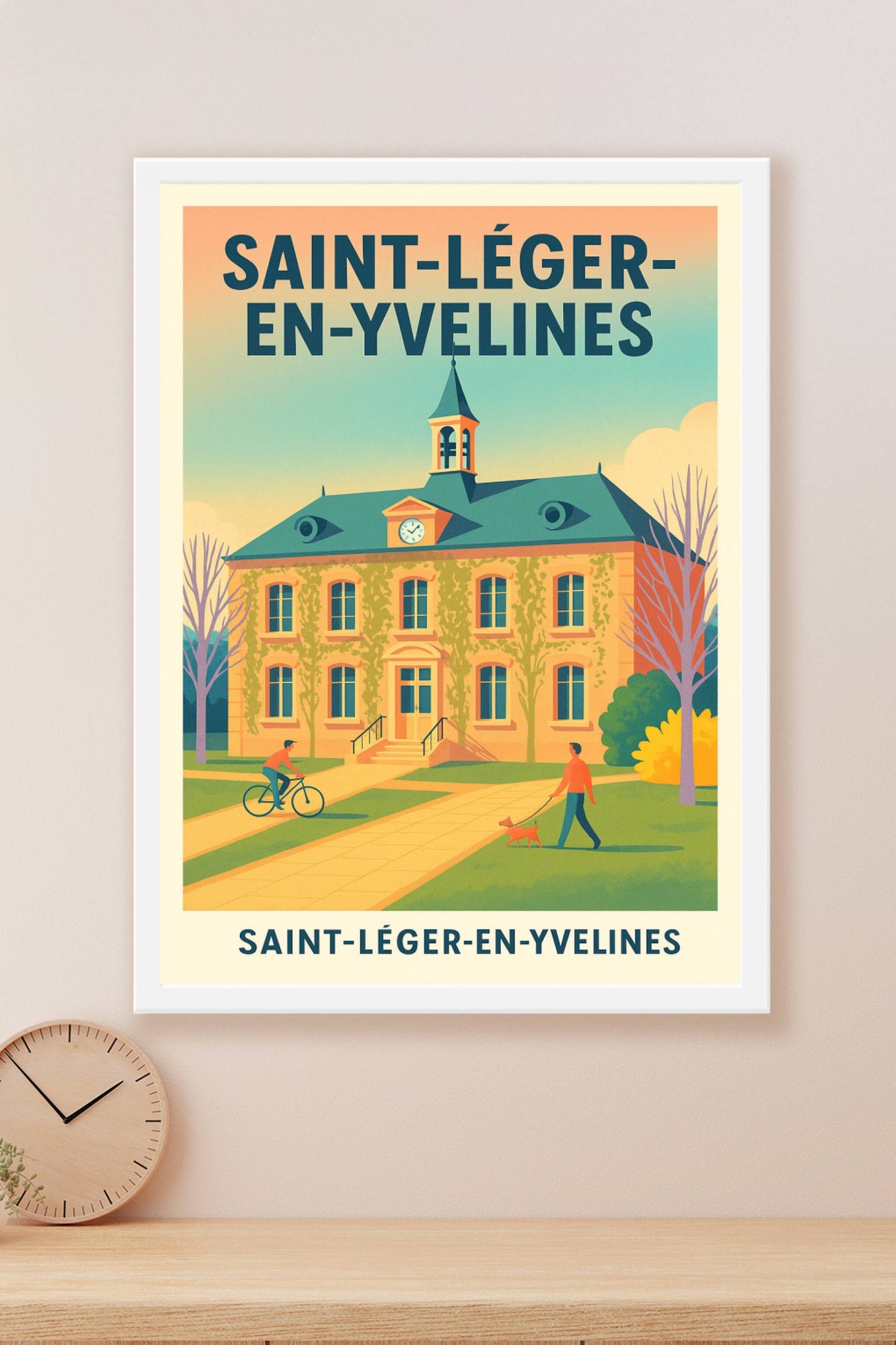 Affiche de Saint-Léger-en-Yvelines - Charme et sérénité au cœur de la nature