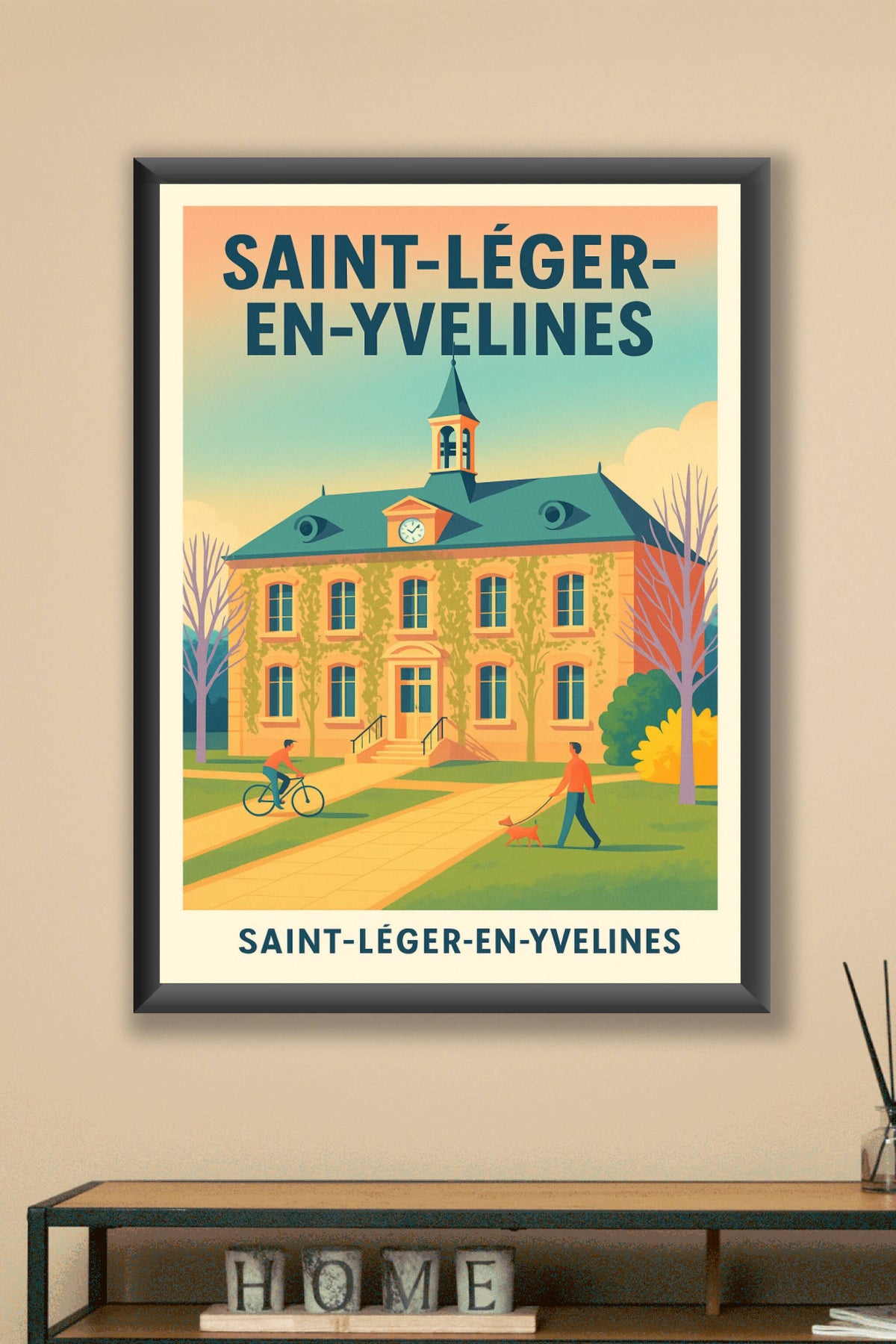 Affiche de Saint-Léger-en-Yvelines - Charme et sérénité au cœur de la nature