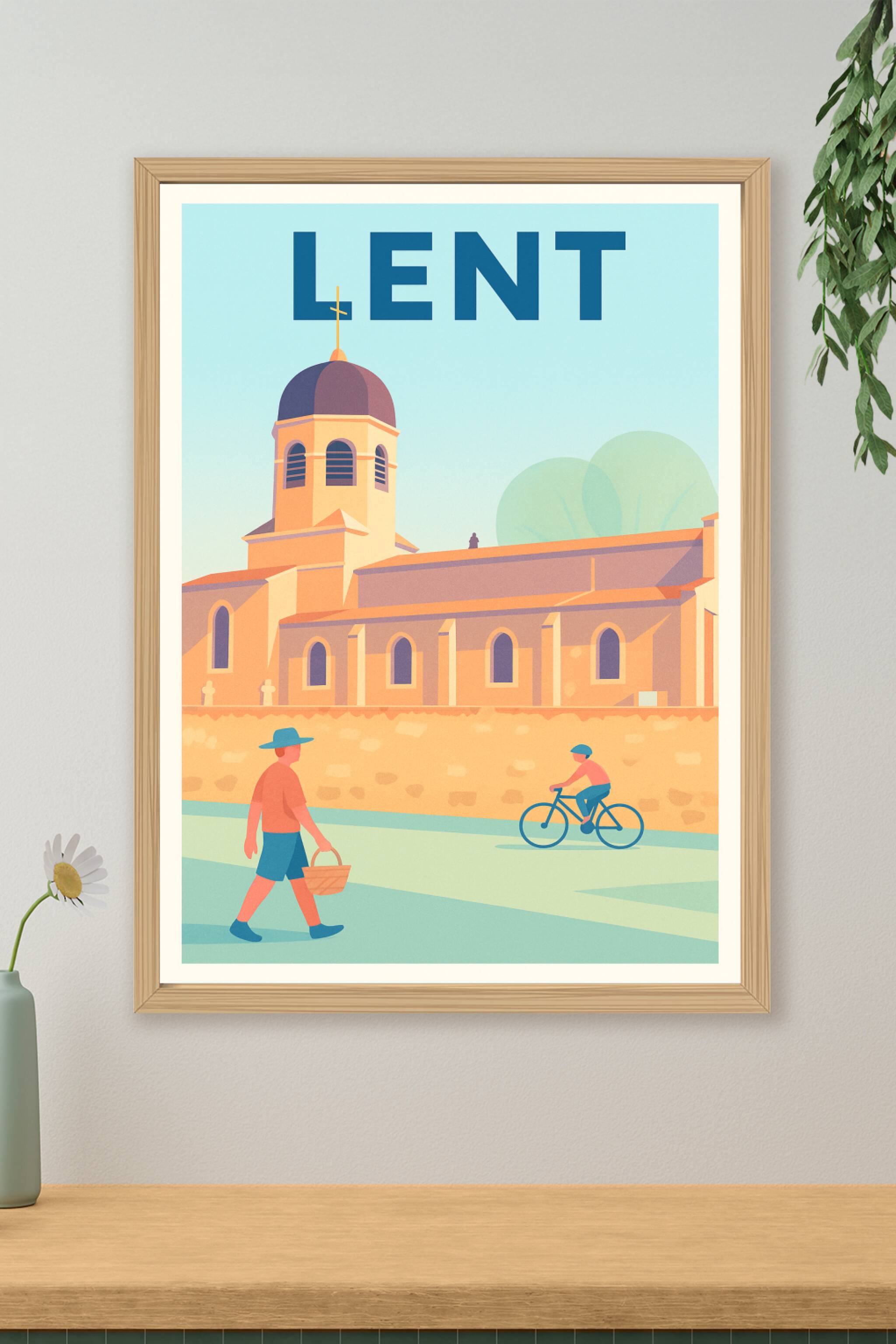 Affiche de Lent - Charme et sérénité au cœur de la ville