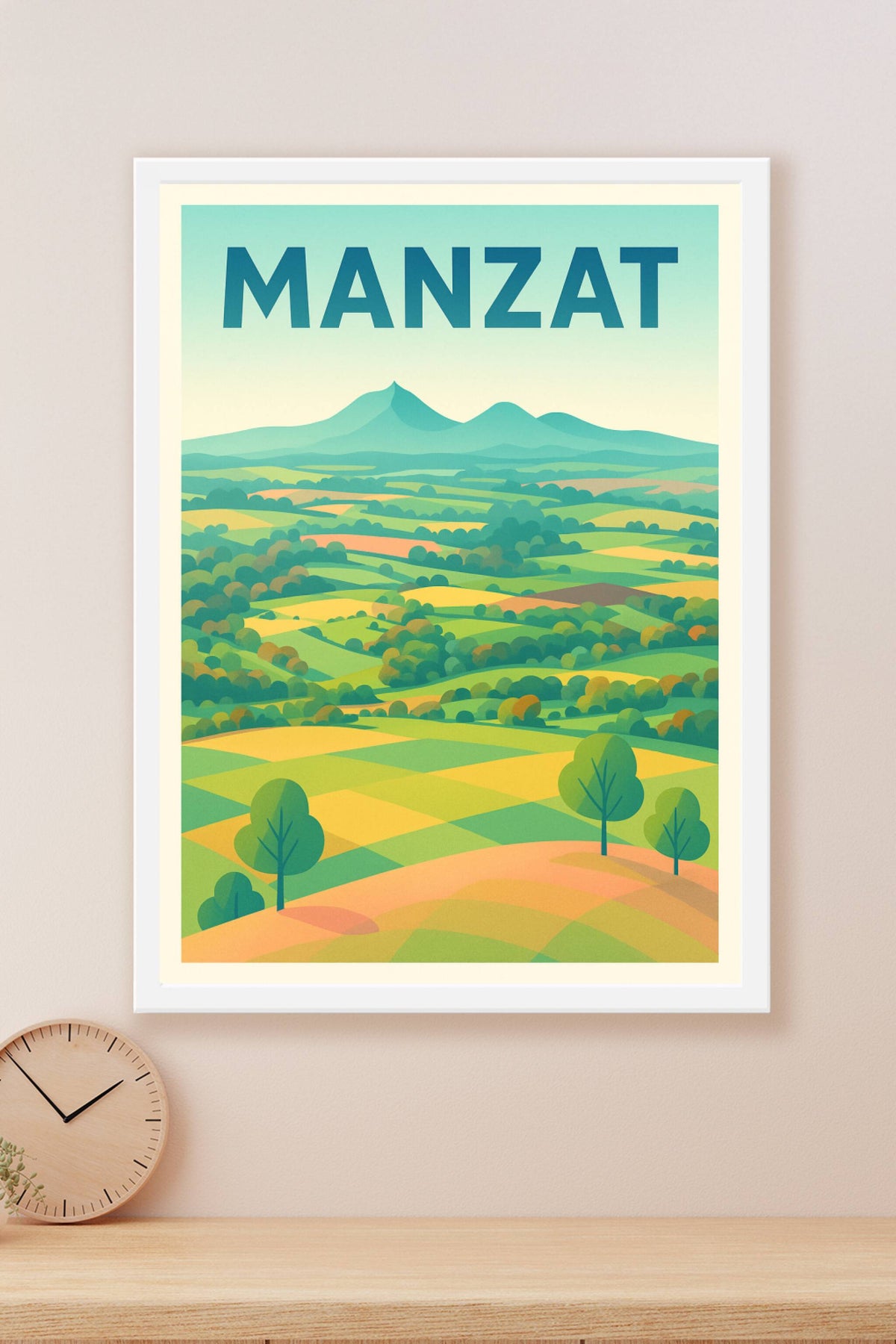 Affiche de Manzat - Évasion nature et paysages apaisants