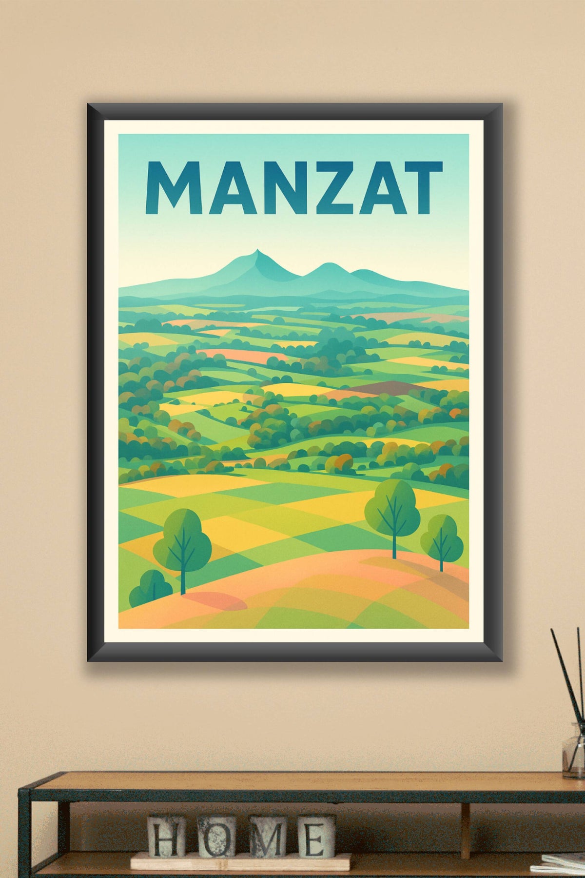 Affiche de Manzat - Évasion nature et paysages apaisants