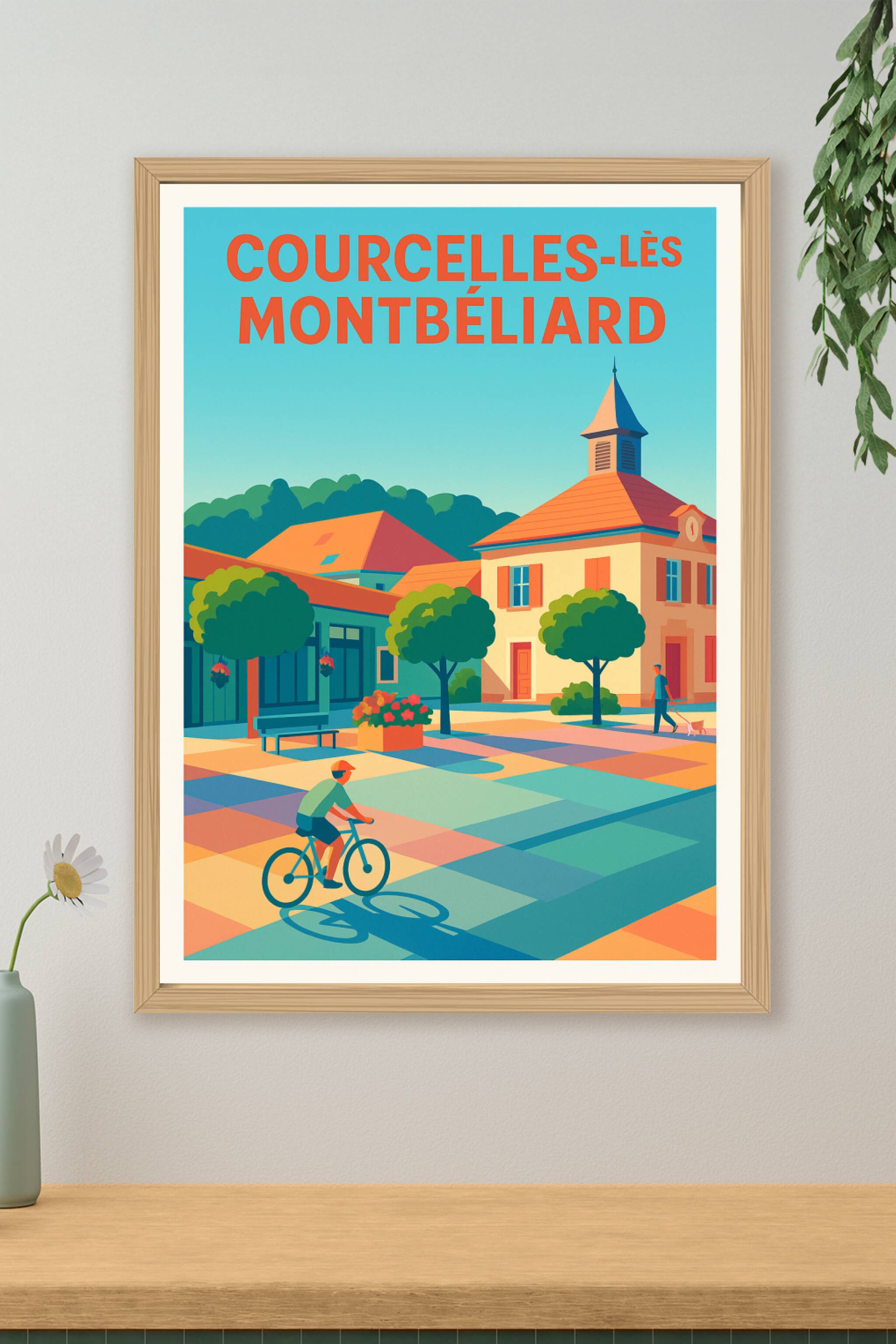 Affiche de Courcelles-lès-Montbéliard - Charme et douceur de vie locale