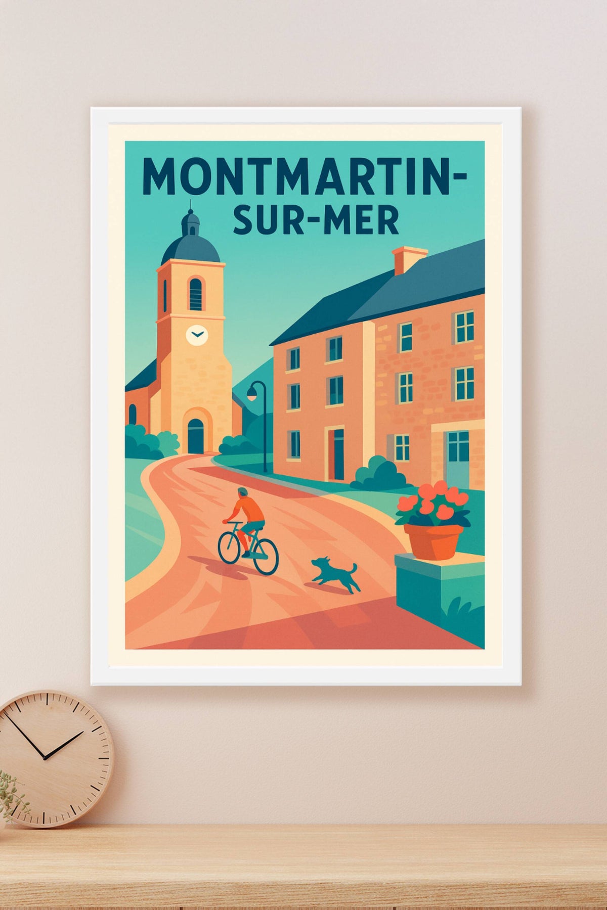 Affiche de Montmartin-sur-Mer - Charme authentique en bord de mer