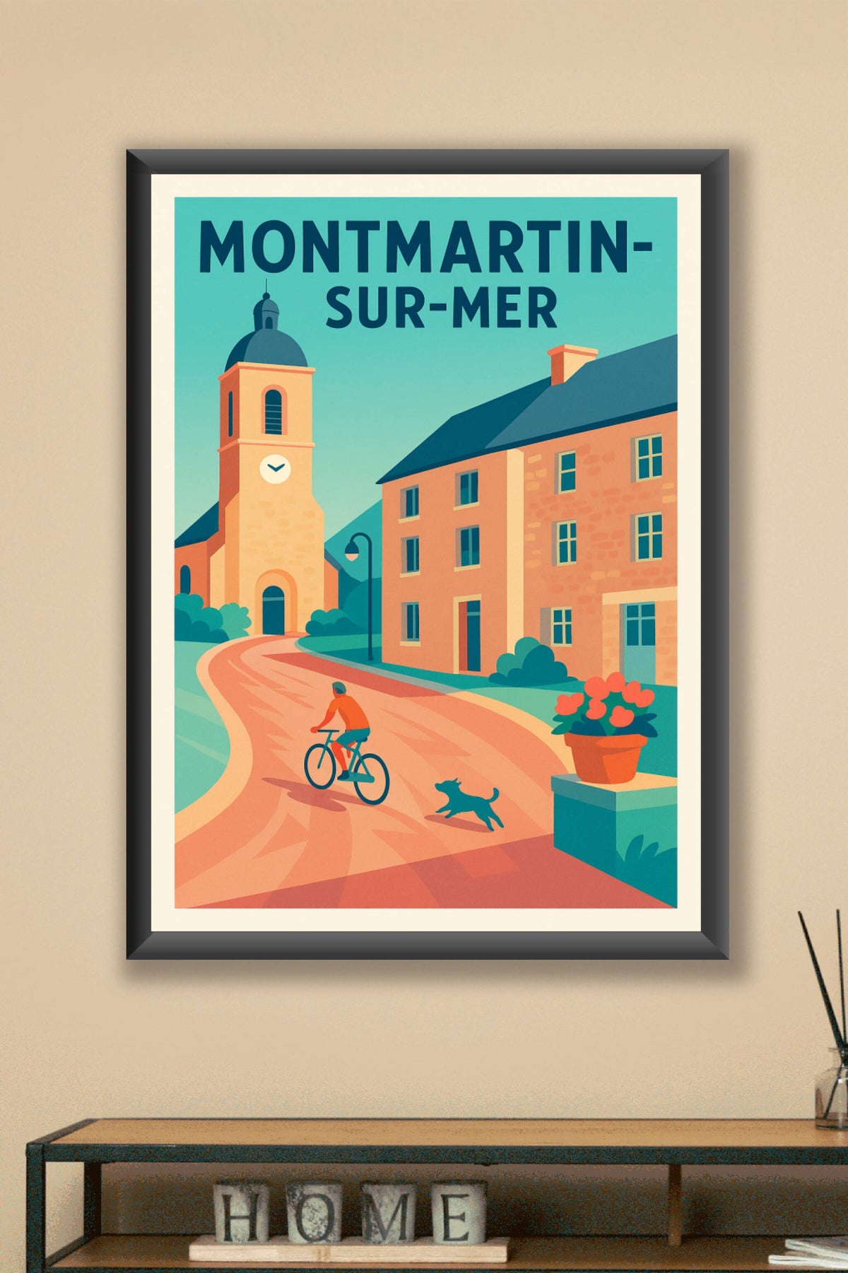Affiche de Montmartin-sur-Mer - Charme authentique en bord de mer