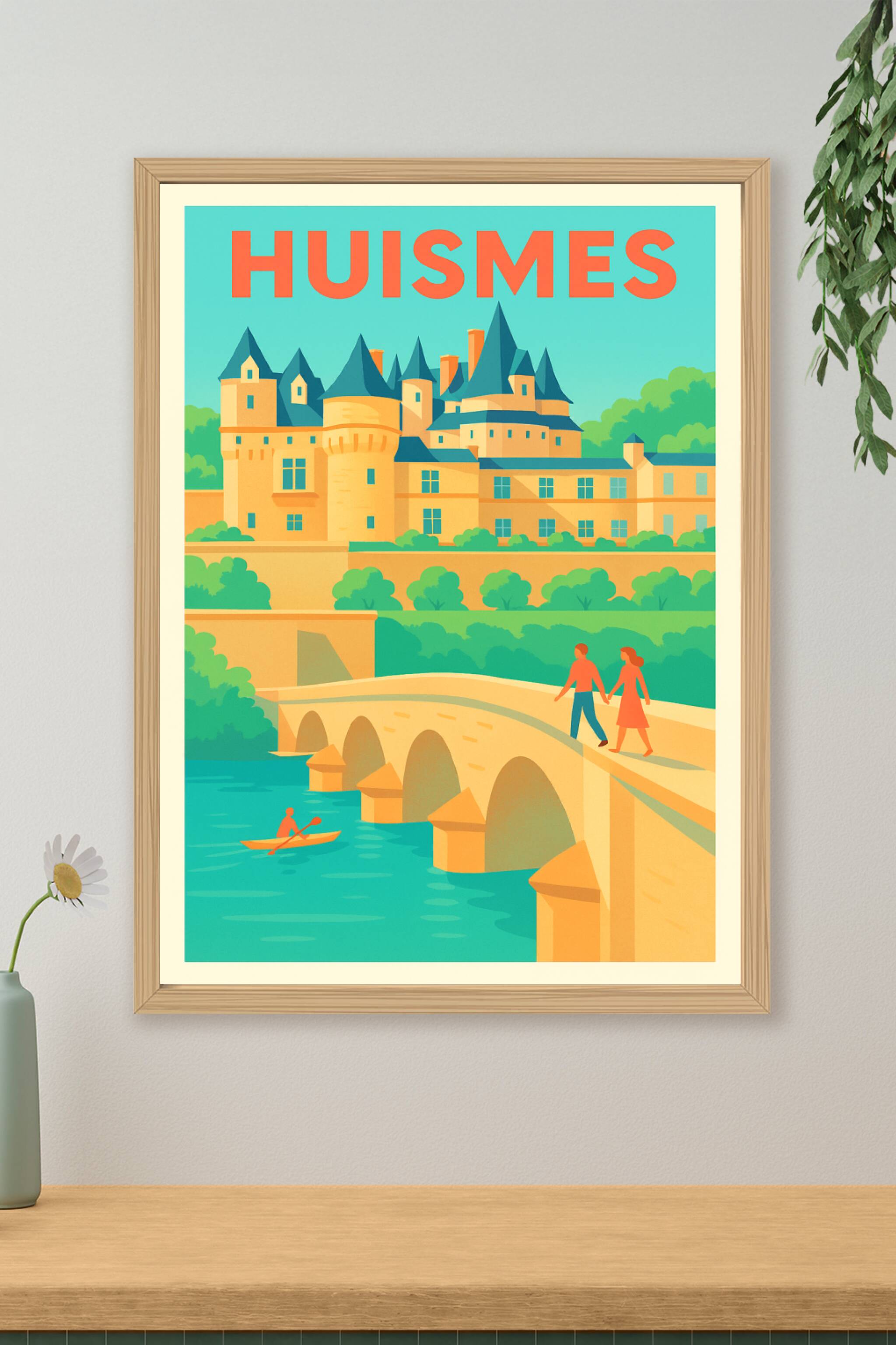 Affiche de Huismes - Escapade romantique au bord de l'eau