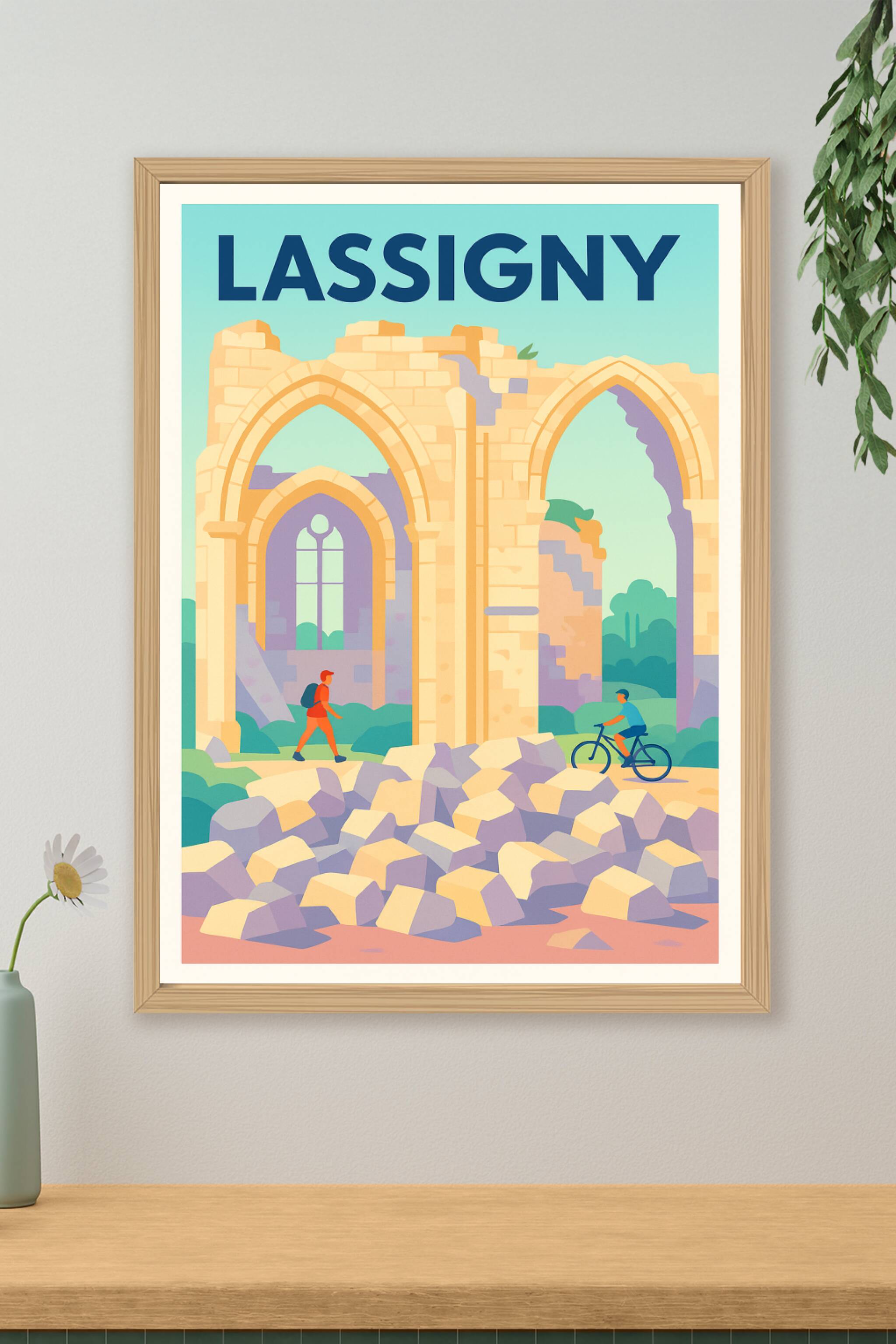 Affiche de Lassigny - Voyage au cœur des ruines historiques