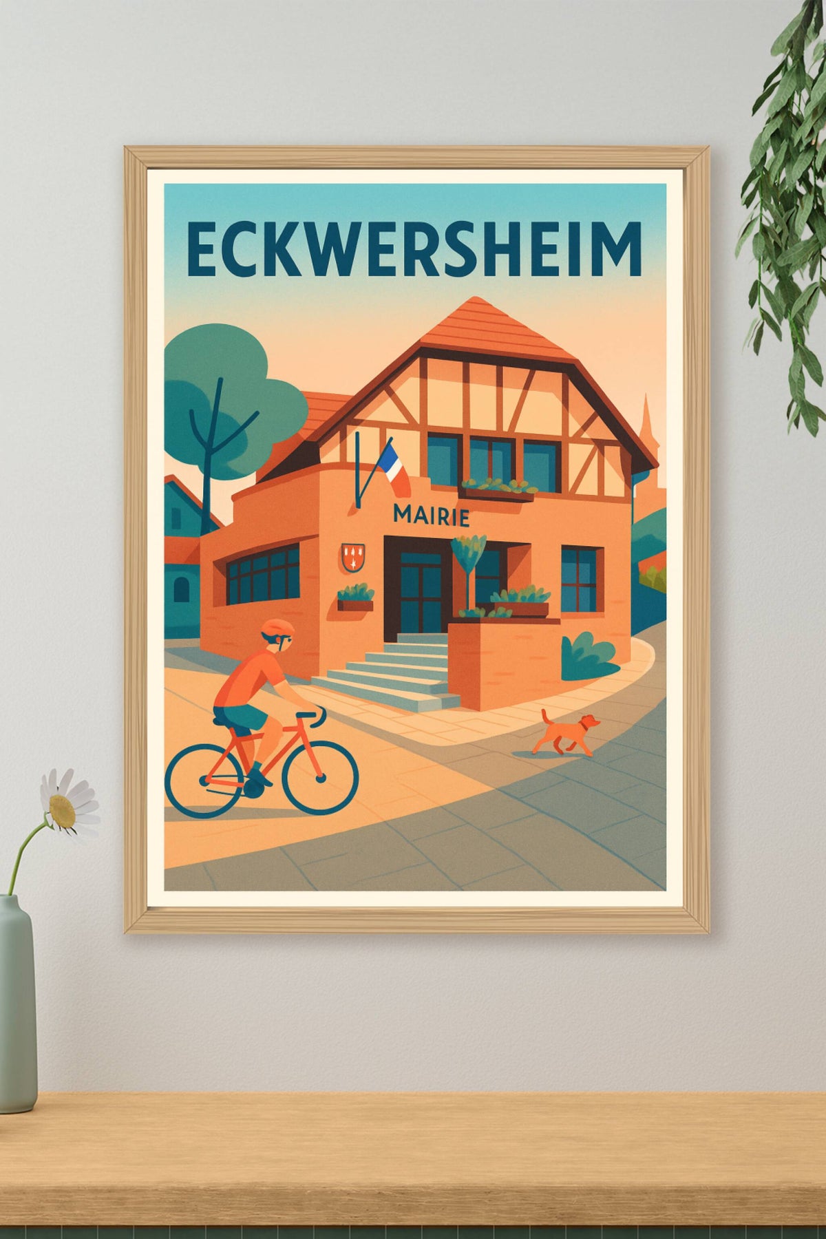 Affiche de Eckwersheim - Charme et sérénité alsacienne
