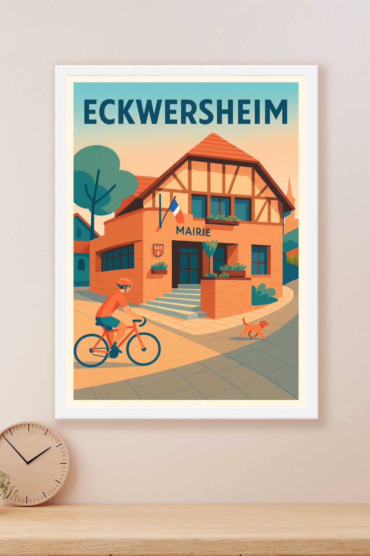 Affiche de Eckwersheim - Charme et sérénité alsacienne
