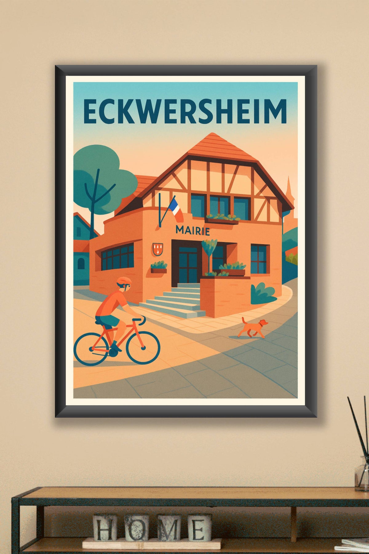 Affiche de Eckwersheim - Charme et sérénité alsacienne