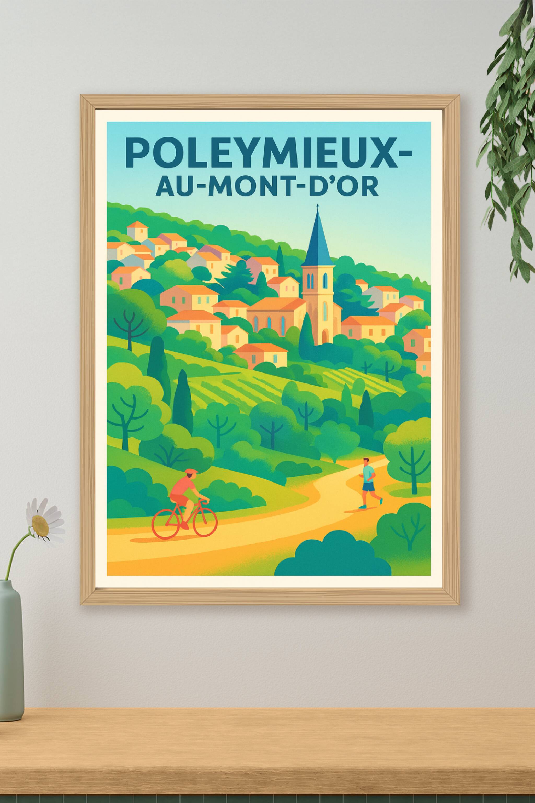 Affiche de Poleymieux-au-Mont-d'Or - Charme bucolique et douceur de vivre