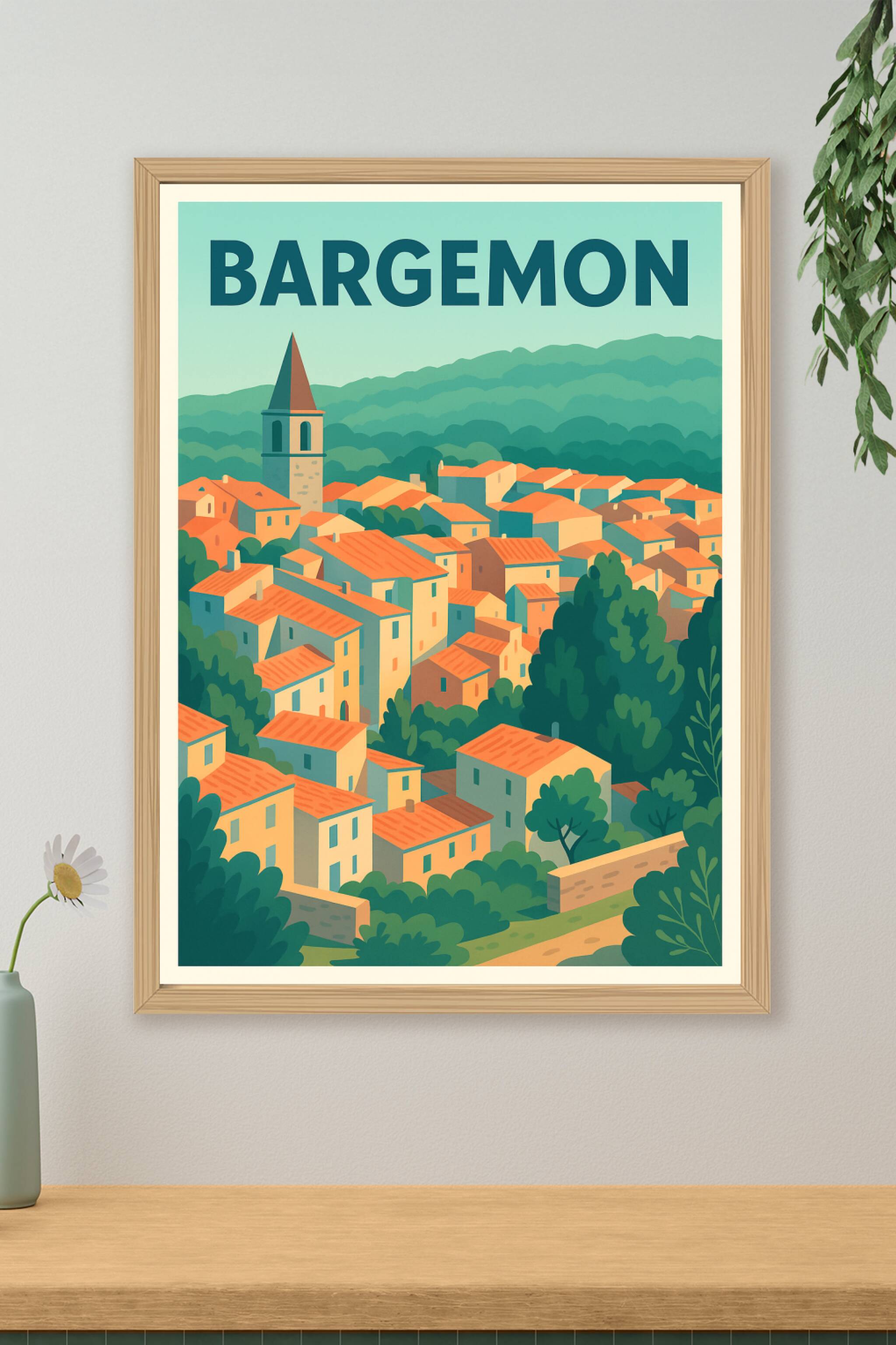 Affiche de Bargemon - Charme Provençal au Cœur de la Nature